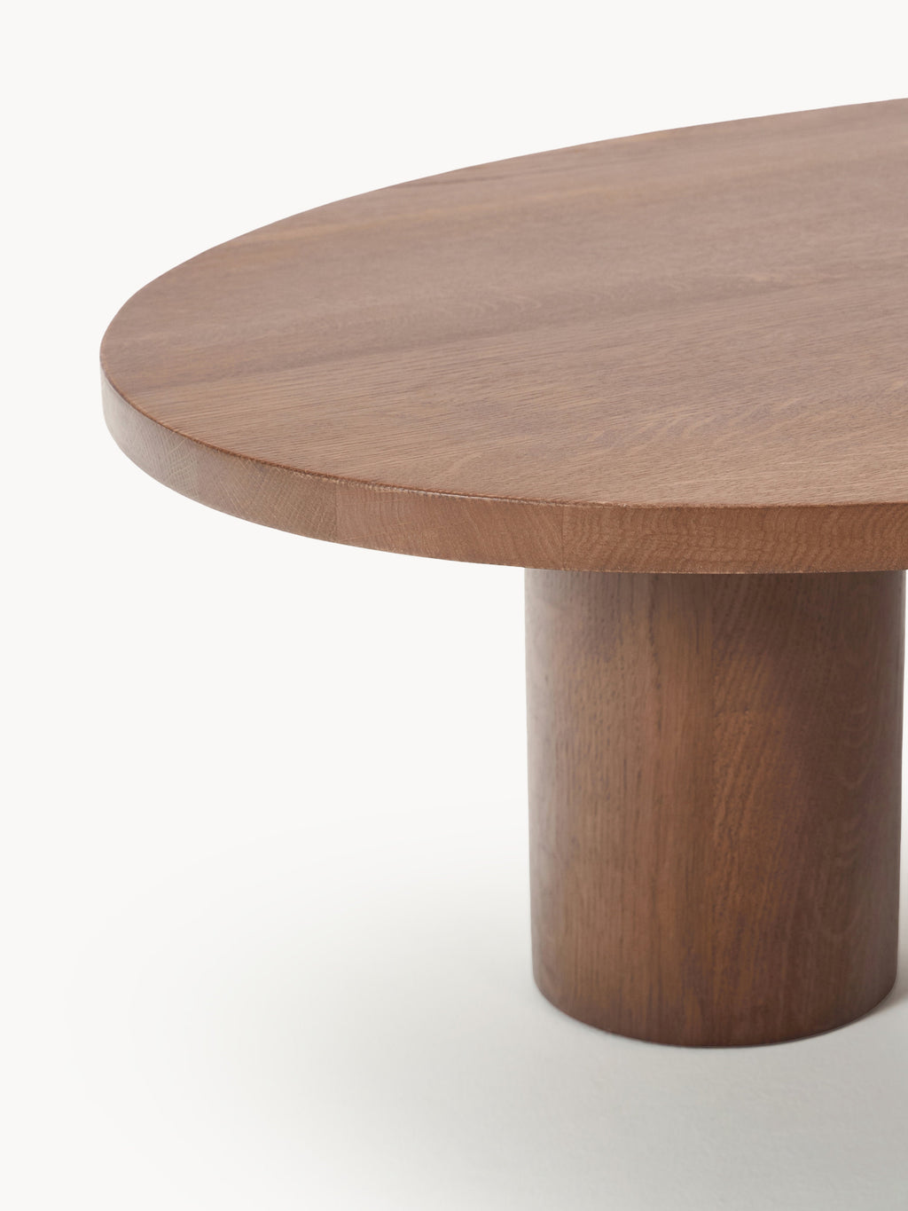 Didi XL Oak Wood Coffee Table in Organic Shape