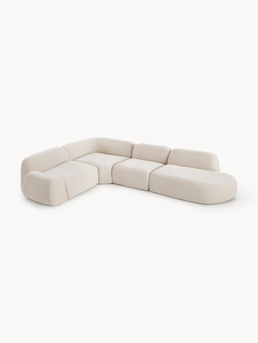 Wolke XL Modular Corner Sofa with Chaise End