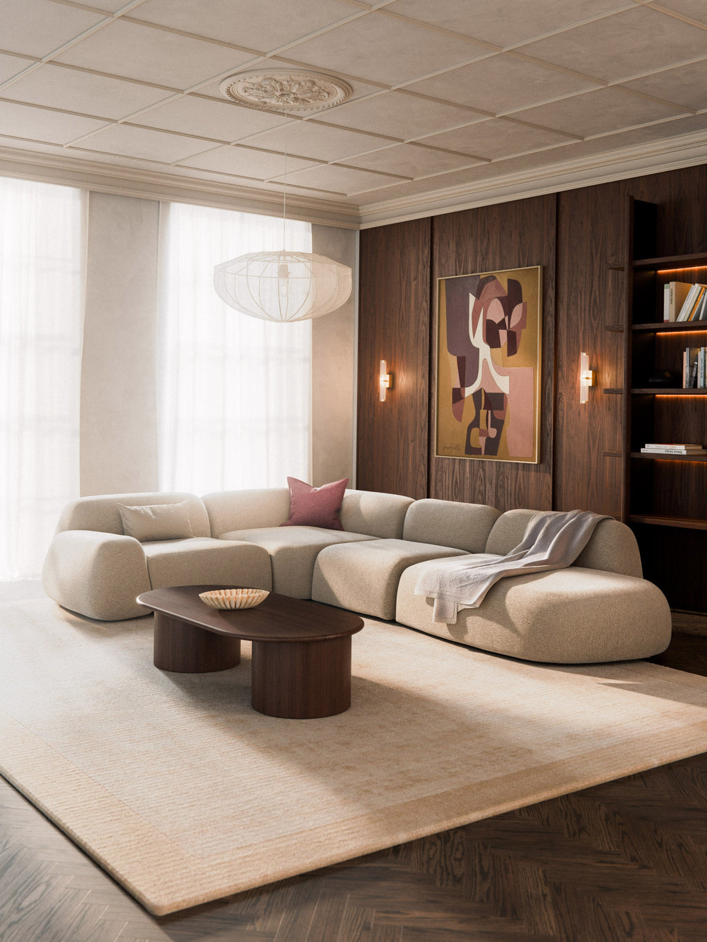 Wolke XL Modular Corner Sofa with Chaise End