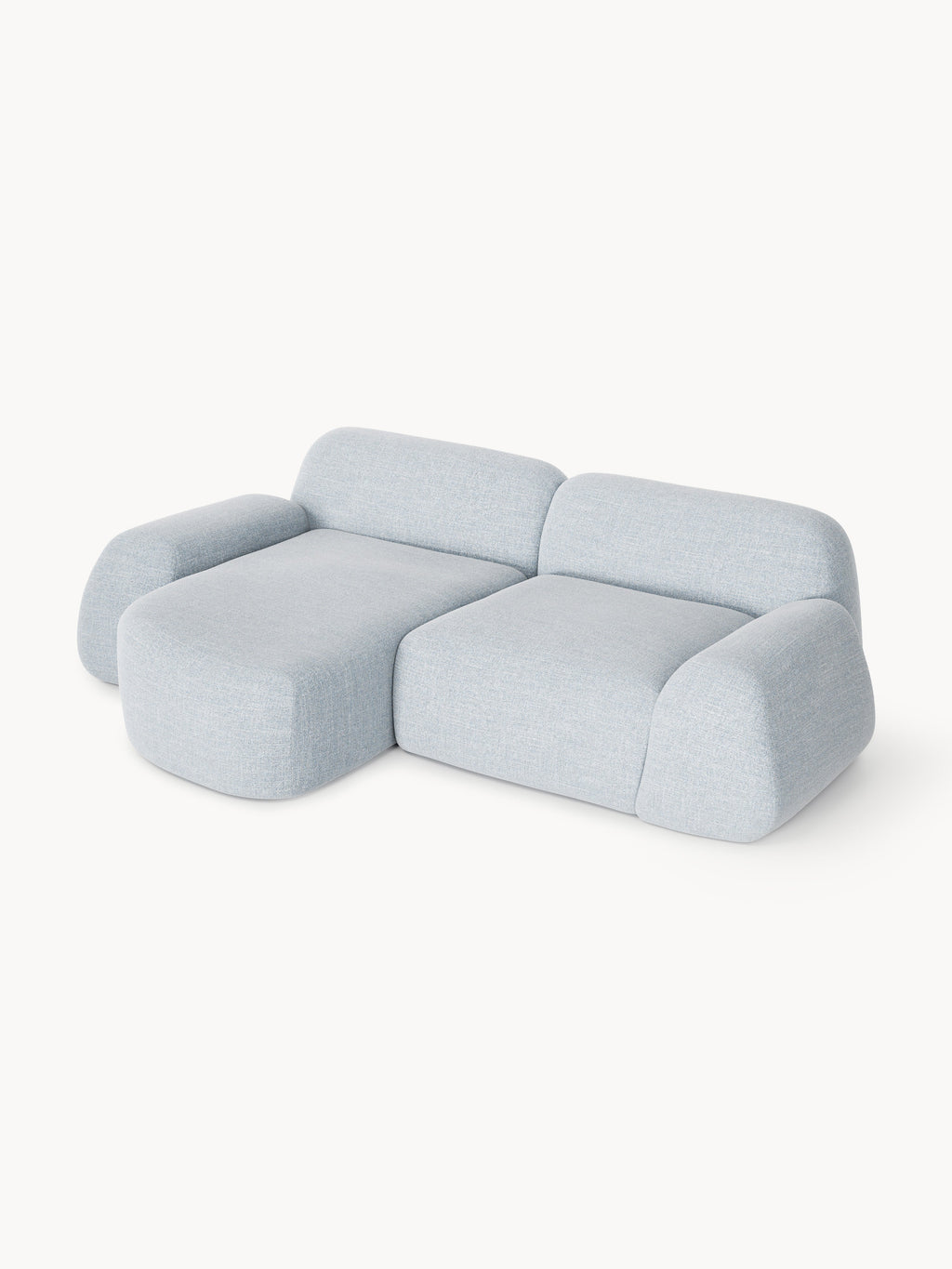 Wolke Modular Bouclé Corner Sofa (3-seater)