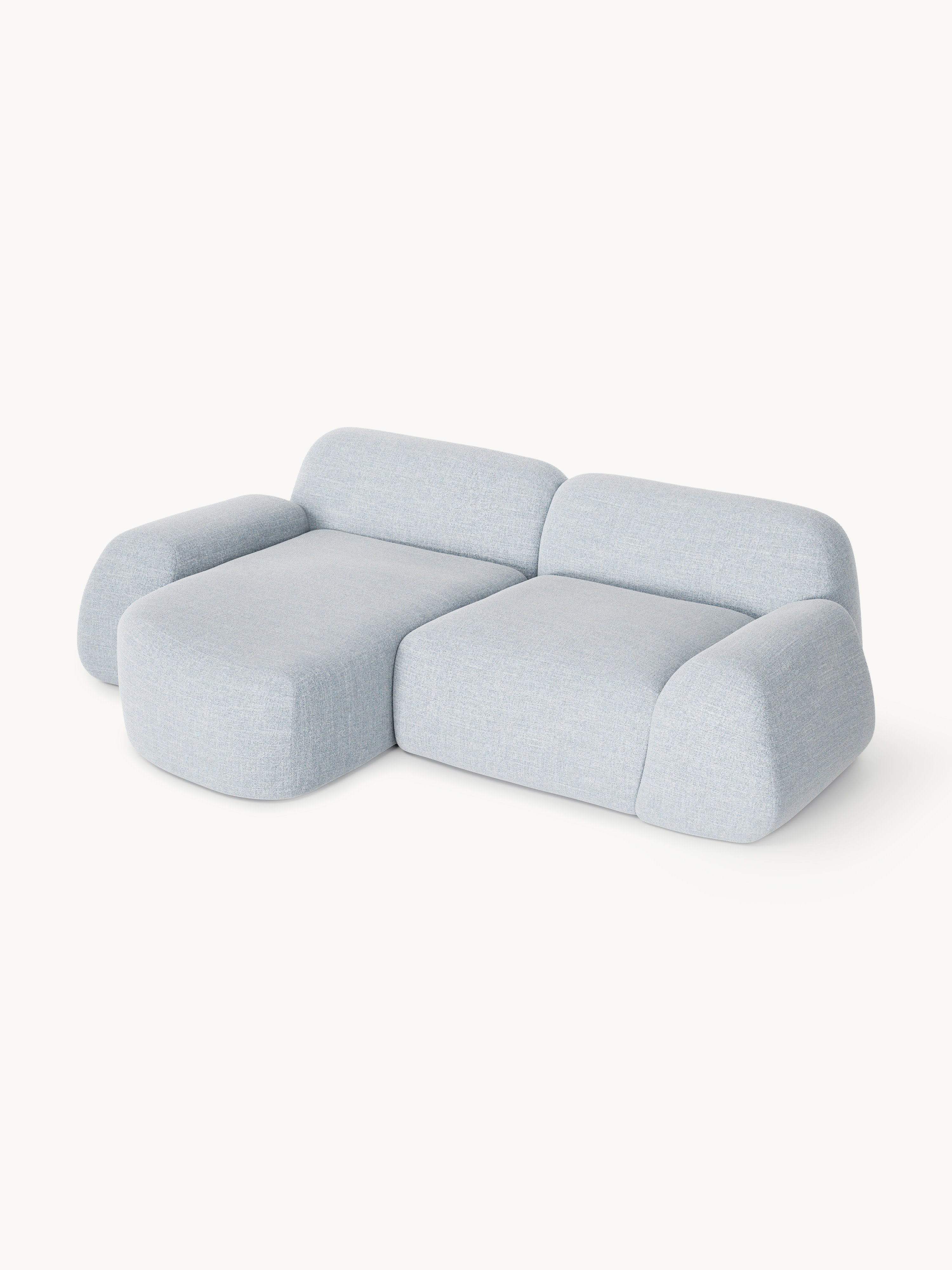 Wolke Modular Bouclé Corner Sofa (3-seater)