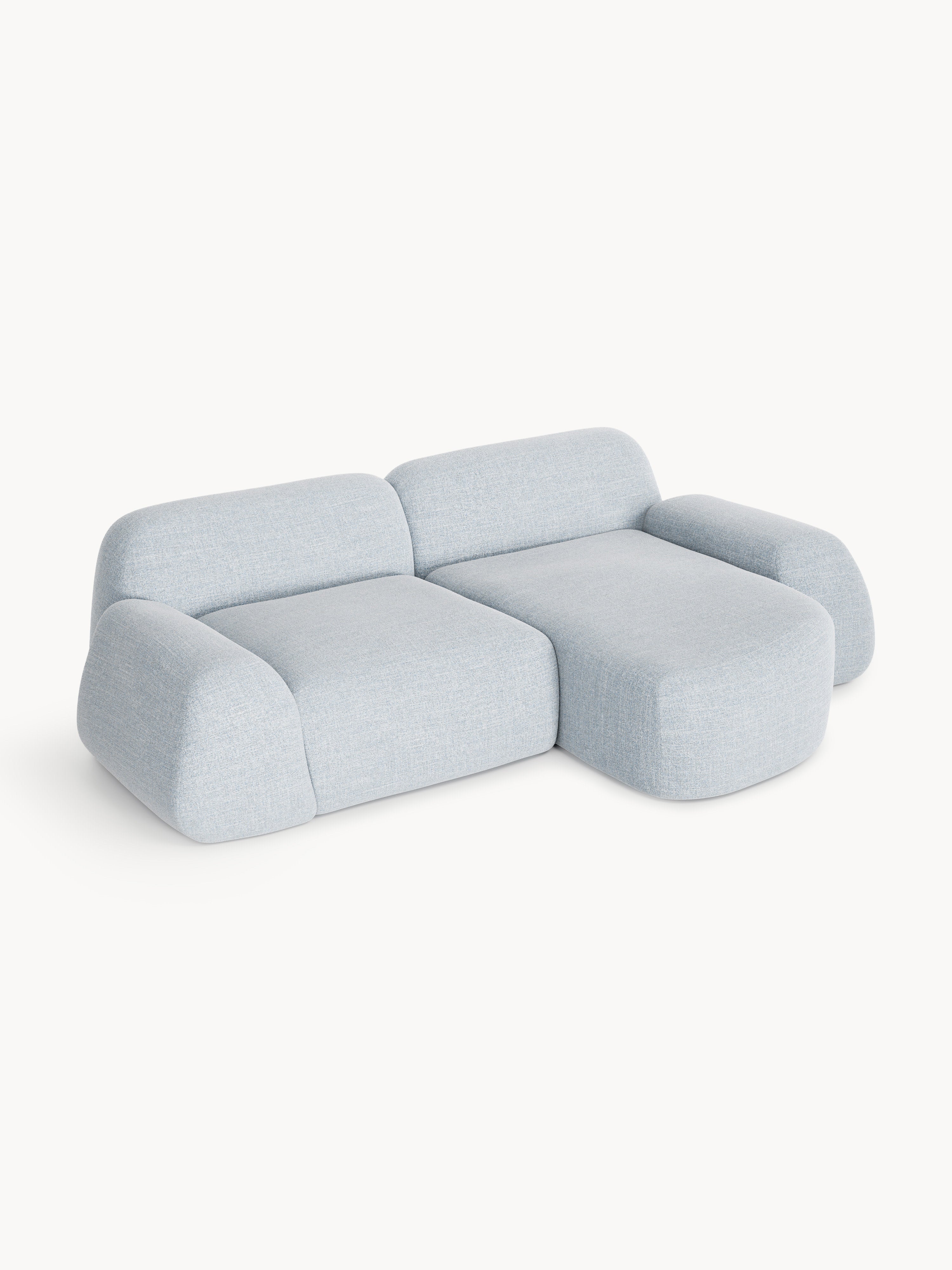Wolke Modular Bouclé Corner Sofa (3-seater)
