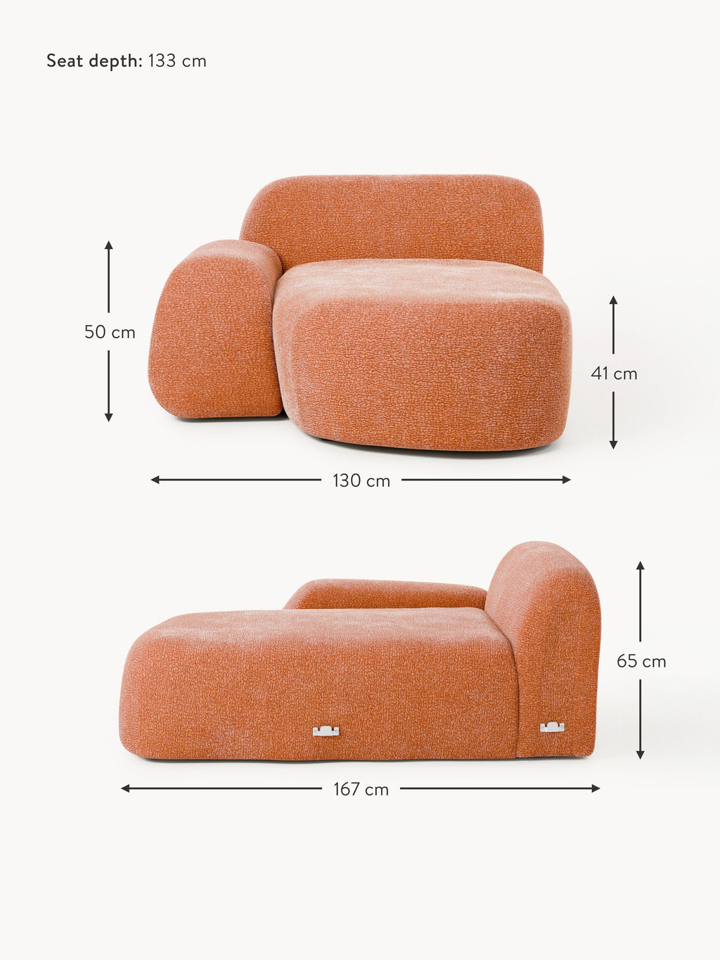 Wolke Chaise Corner Module