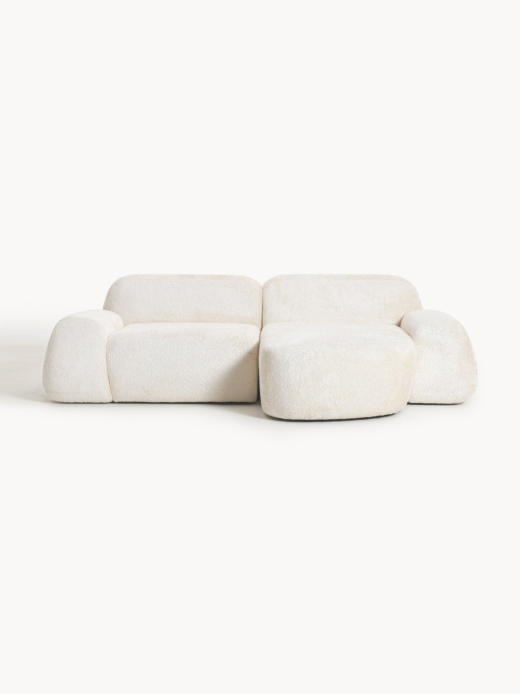 Gallery image 1 - Modular Teddy Bouclé Corner Sofa Wolke (3-seater)