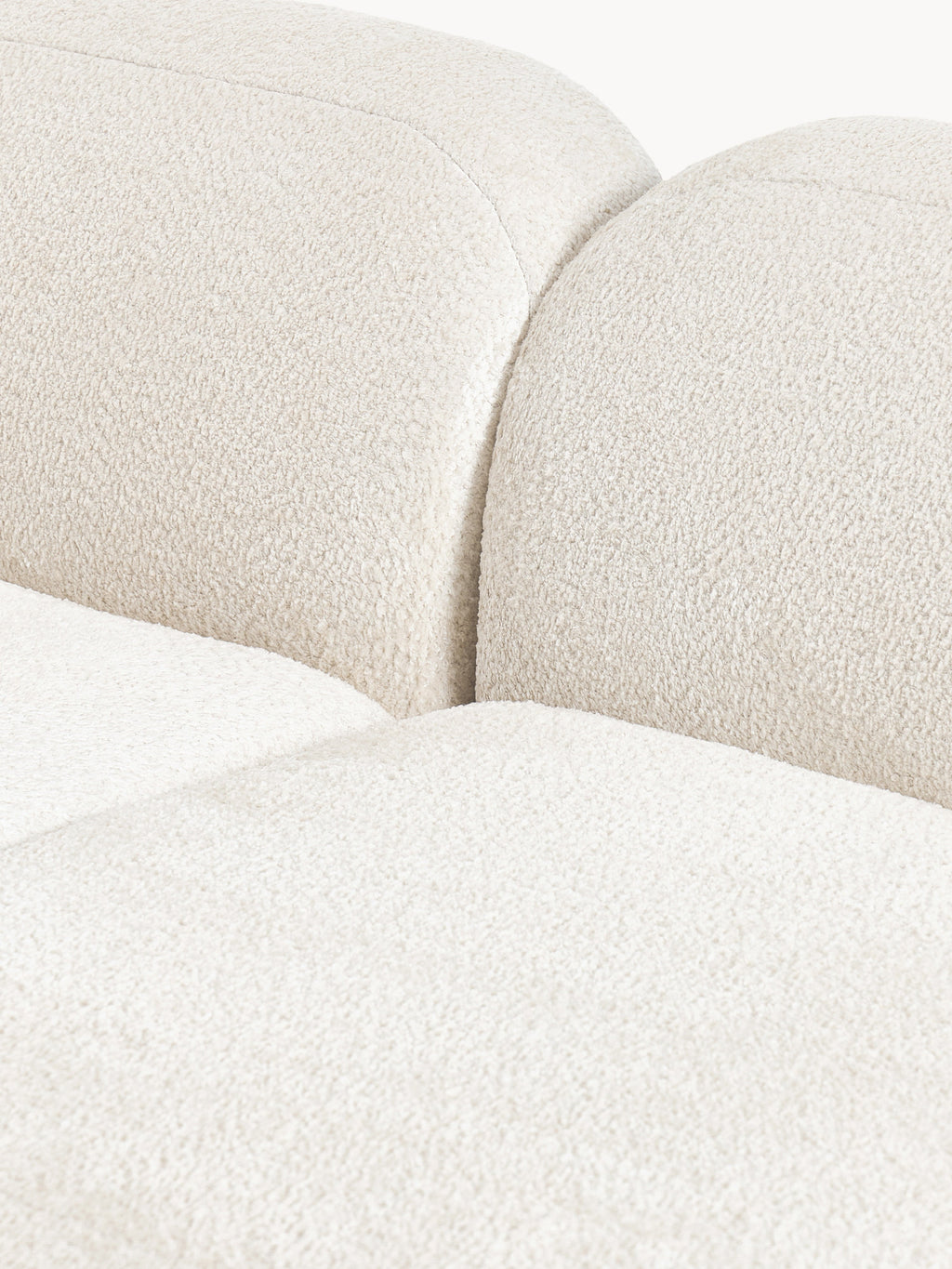 Wolke Modular Teddy Bouclé Corner Sofa (3-seater)