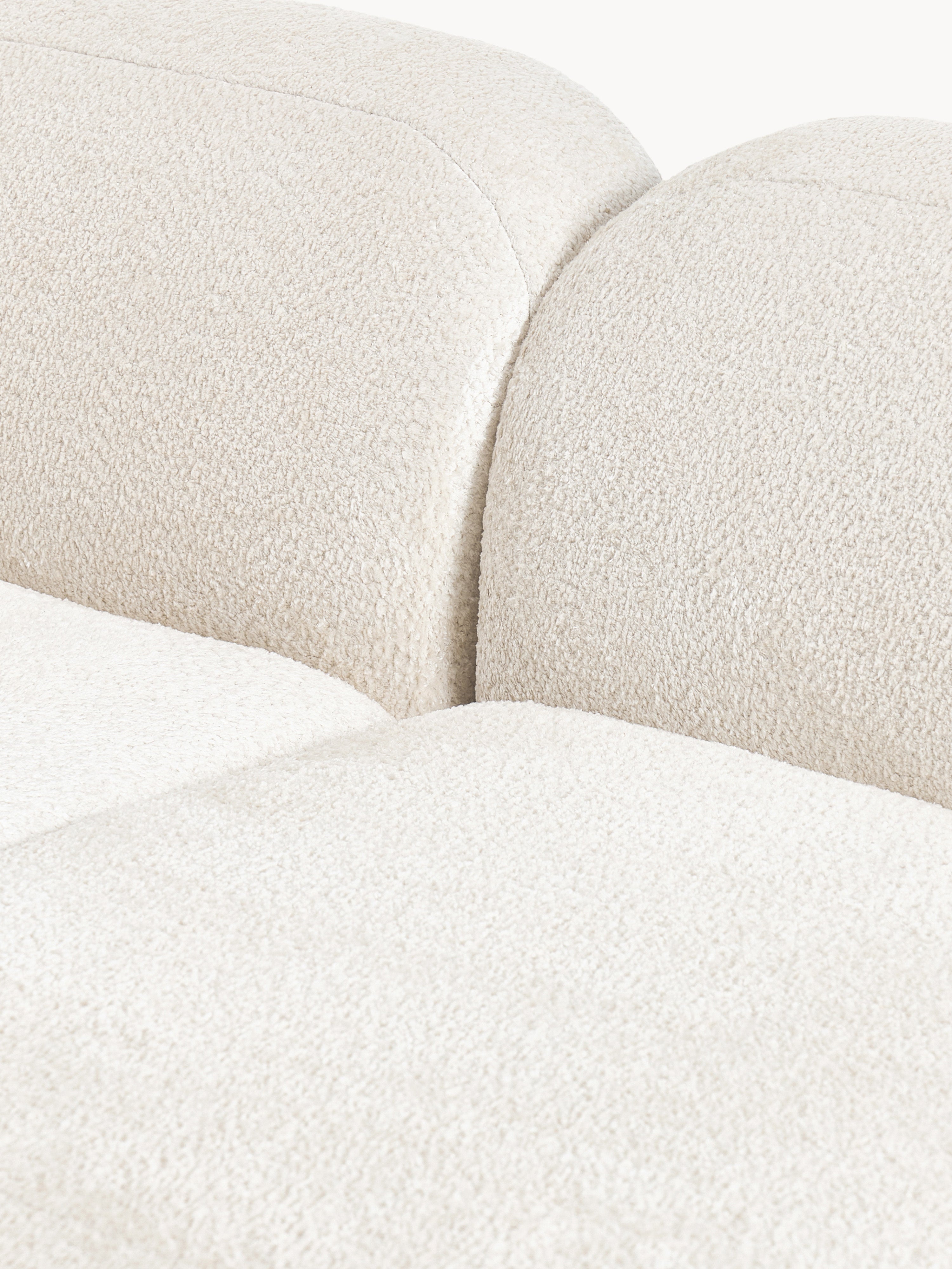 Wolke Modular Teddy Bouclé Corner Sofa (3-seater)