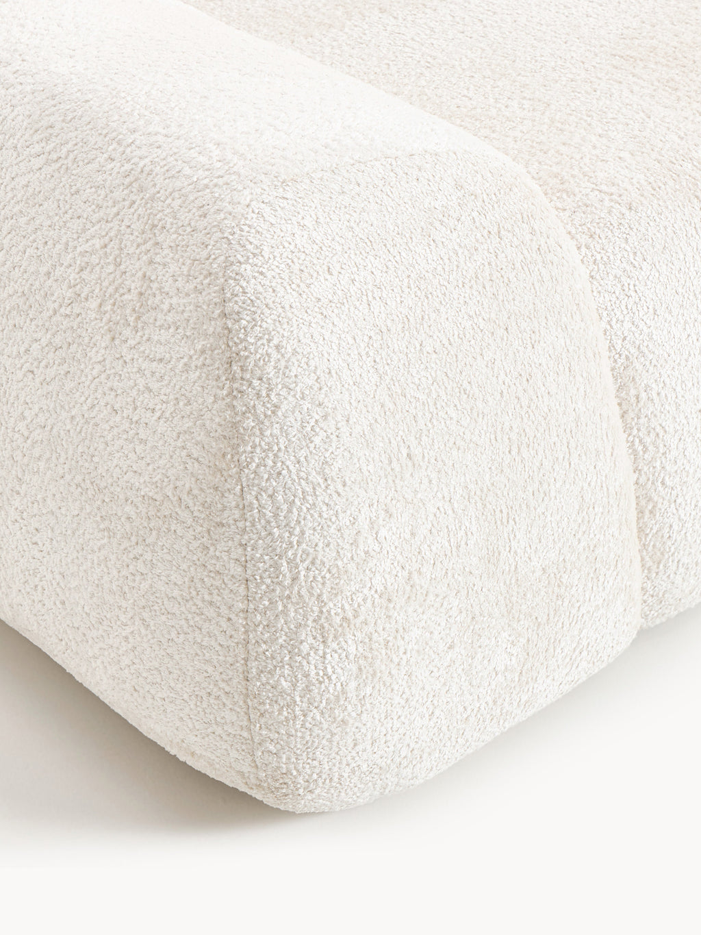 Wolke Modular Teddy Bouclé Corner Sofa (3-seater)