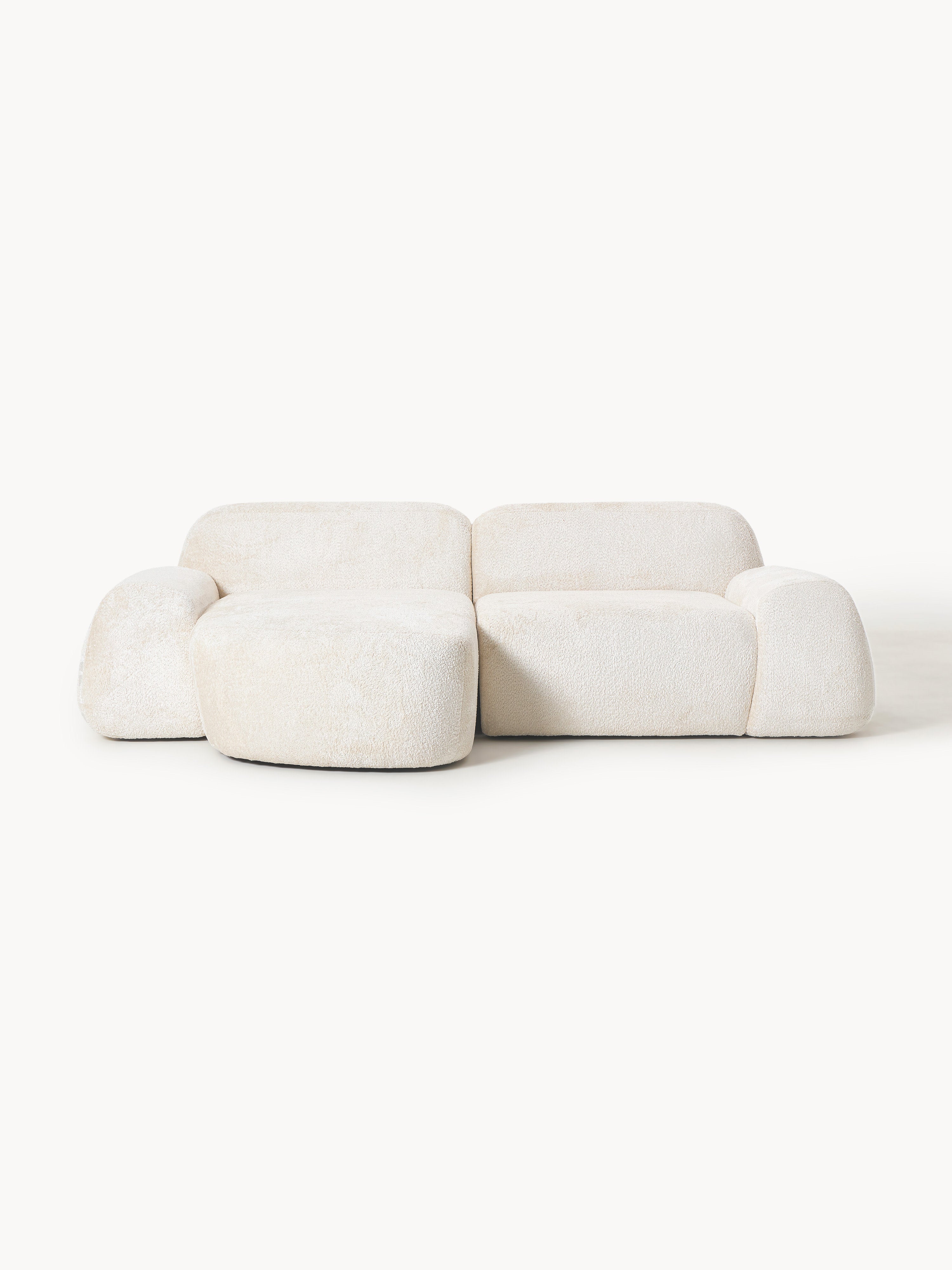 Wolke Modular Teddy Bouclé Corner Sofa (3-seater)