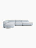 Gallery image 1 - XL Modular Bouclé Corner Sofa Wolke with Chaise Ends