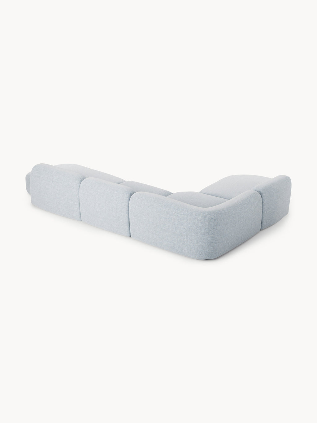 Wolke XL Modular Bouclé Corner Sofa with Chaise Ends