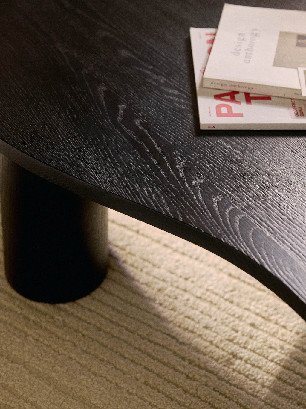 Didi XL Oak Wood Coffee Table in Organic Shape