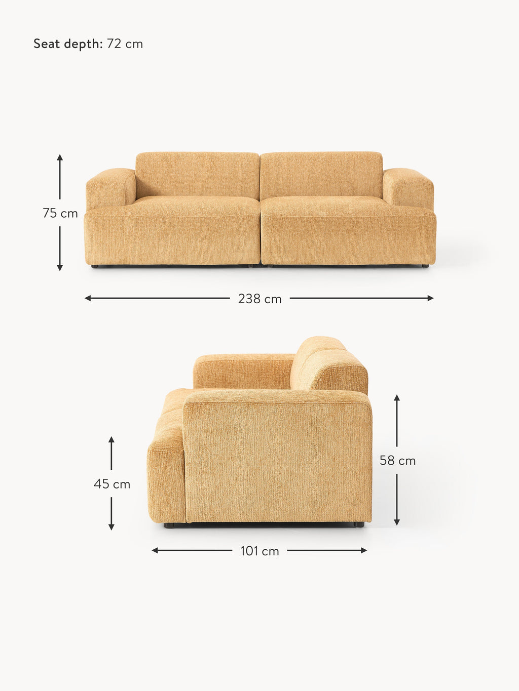 Melva Sofa (3-seater)