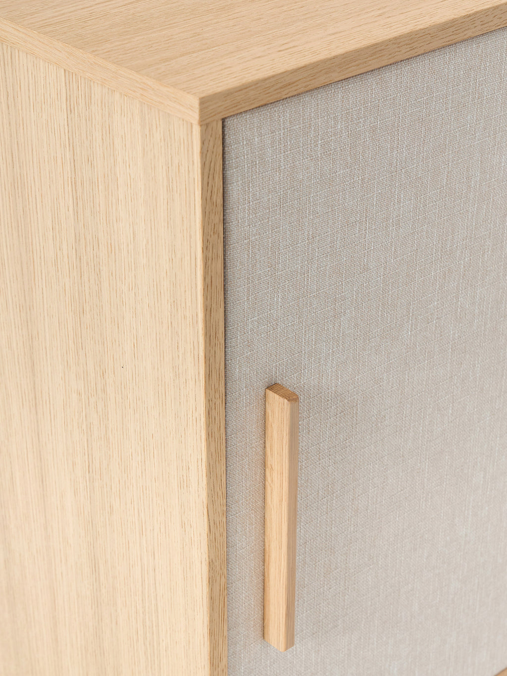 Wisp Wooden Sideboard with Upholstered Front