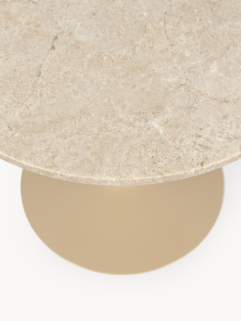 Miley Round Marble Dining Table, Ø 90 cm
