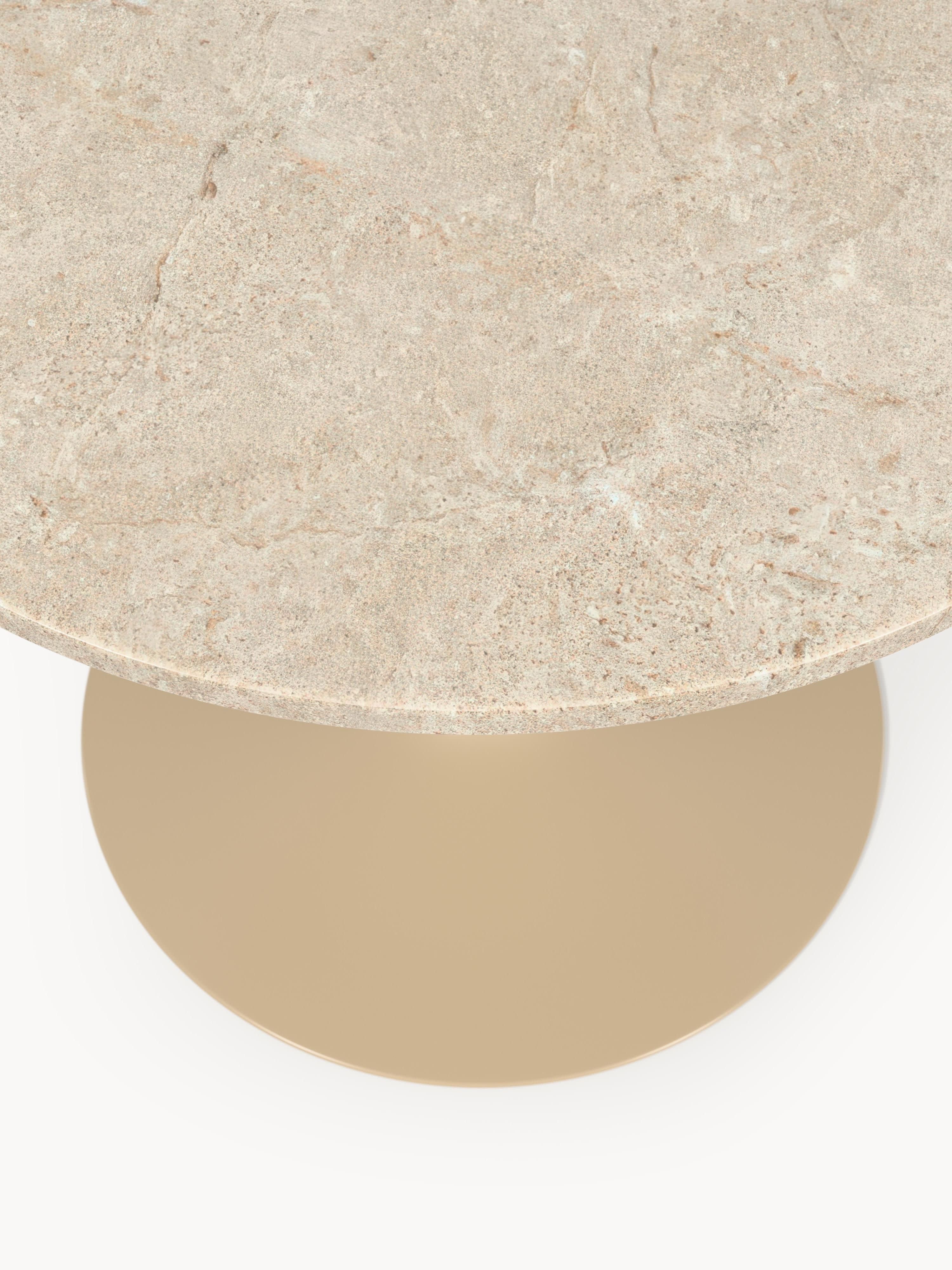 Miley Round Marble Dining Table, Ø 90 cm