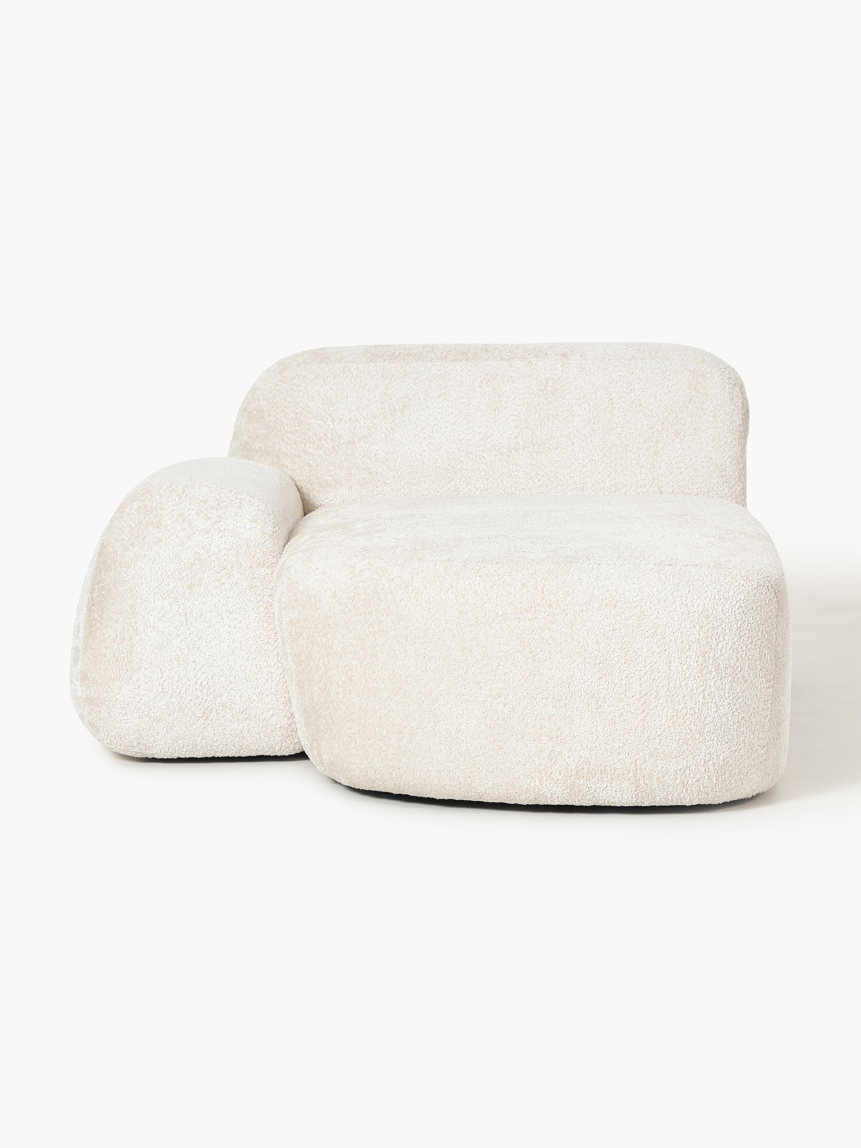 Wolke Teddy Bouclé Chaise Corner Module