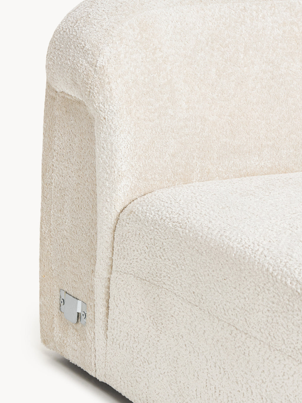 Wolke Teddy Bouclé Chaise Corner Module