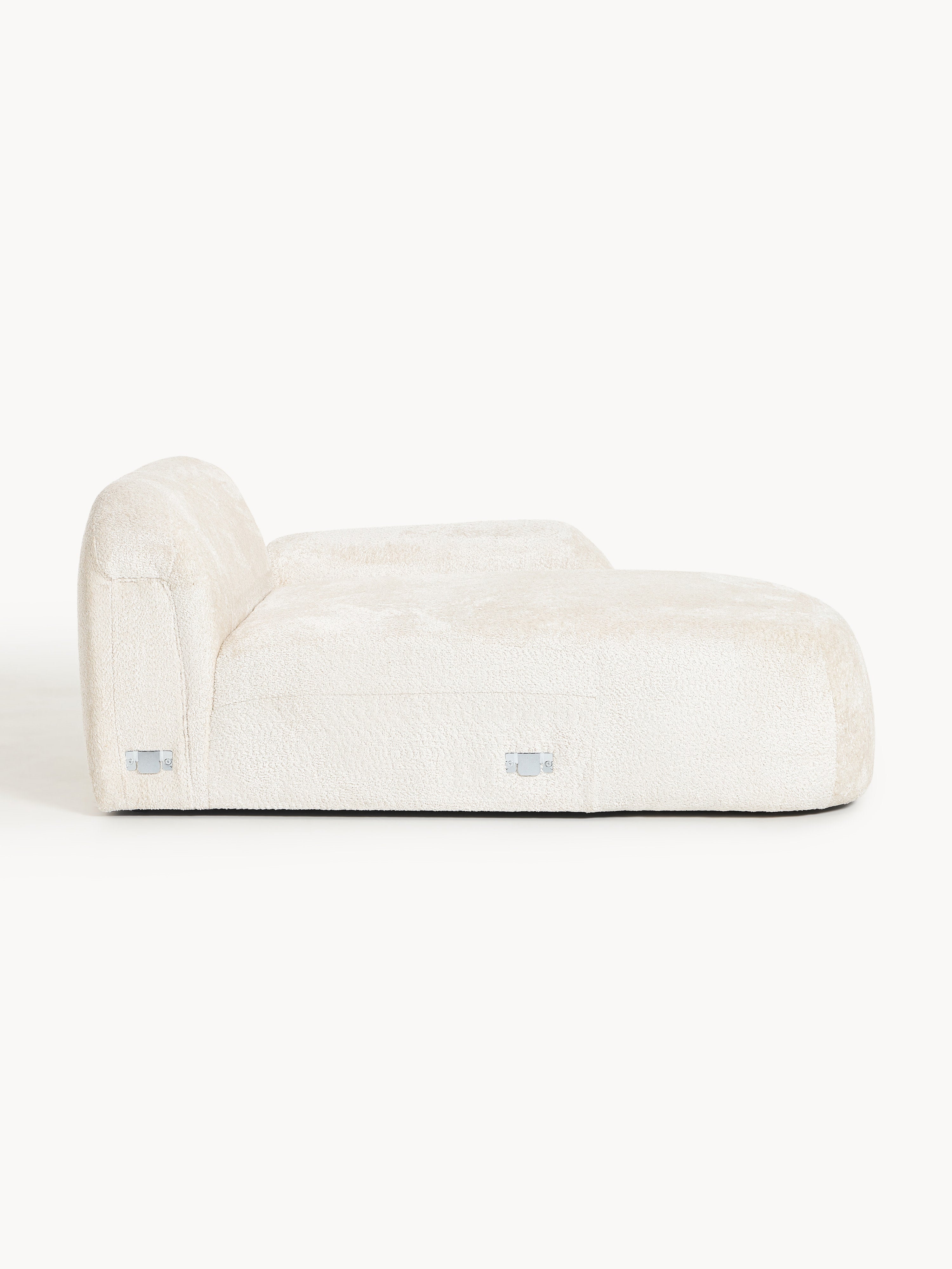 Wolke Teddy Bouclé Chaise Corner Module
