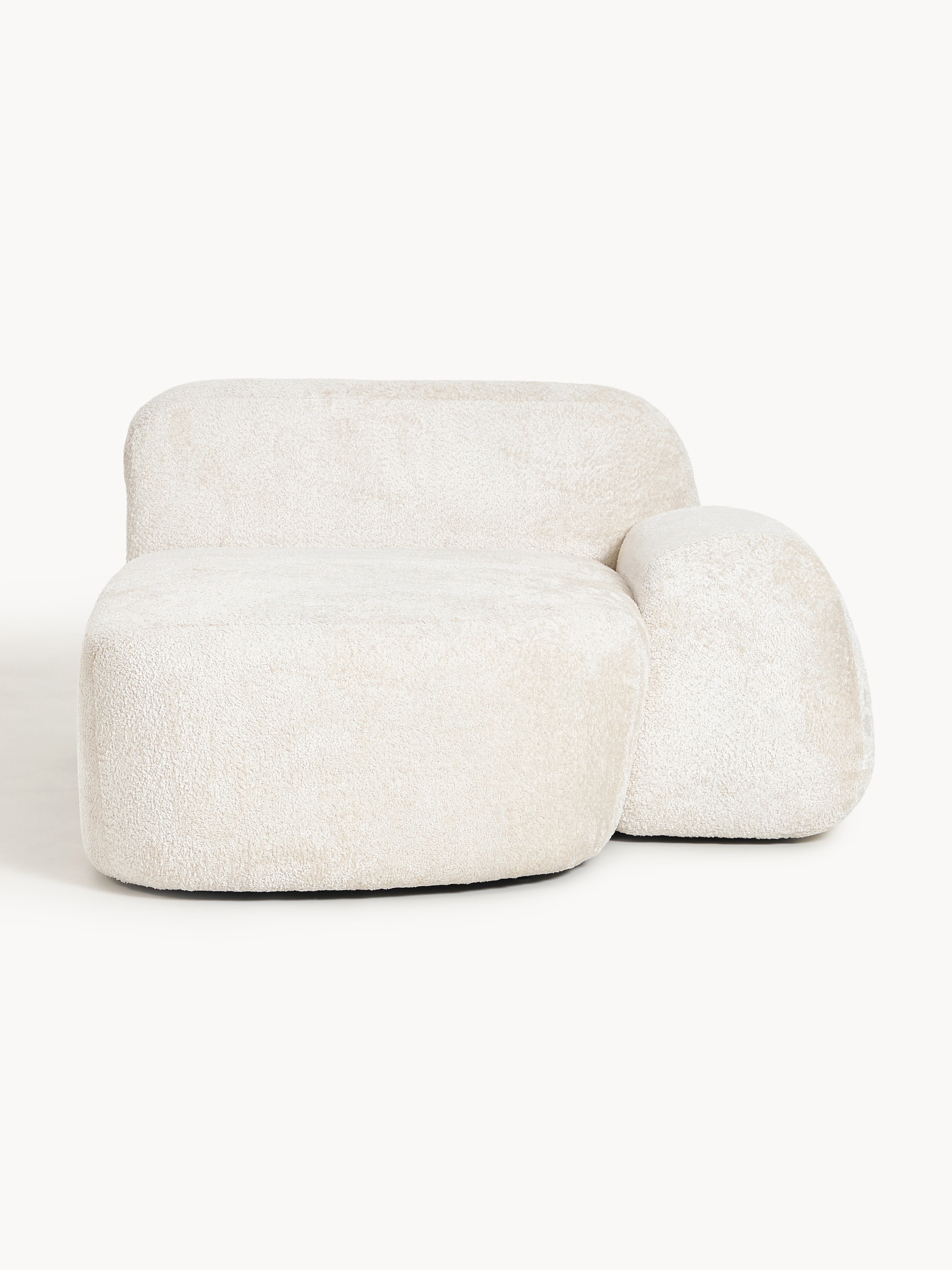 Wolke Teddy Bouclé Chaise Corner Module