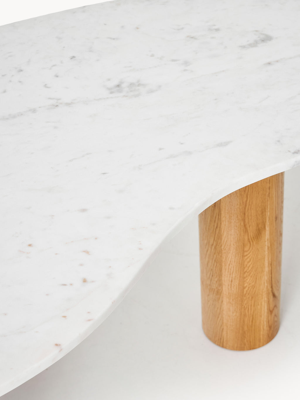 Naruto Organic-Shaped Marble Dining Table, in various sizes