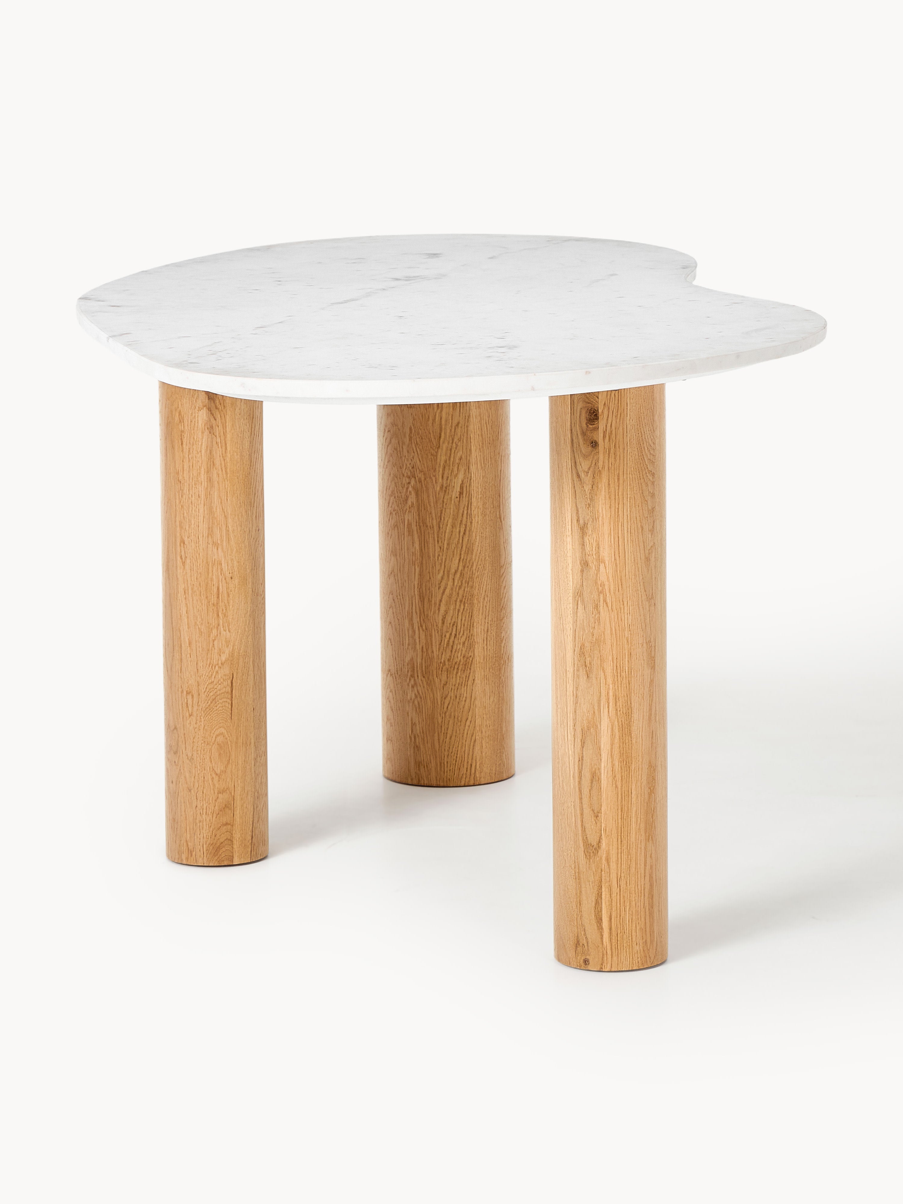 Naruto Organic-Shaped Marble Dining Table, in various sizes