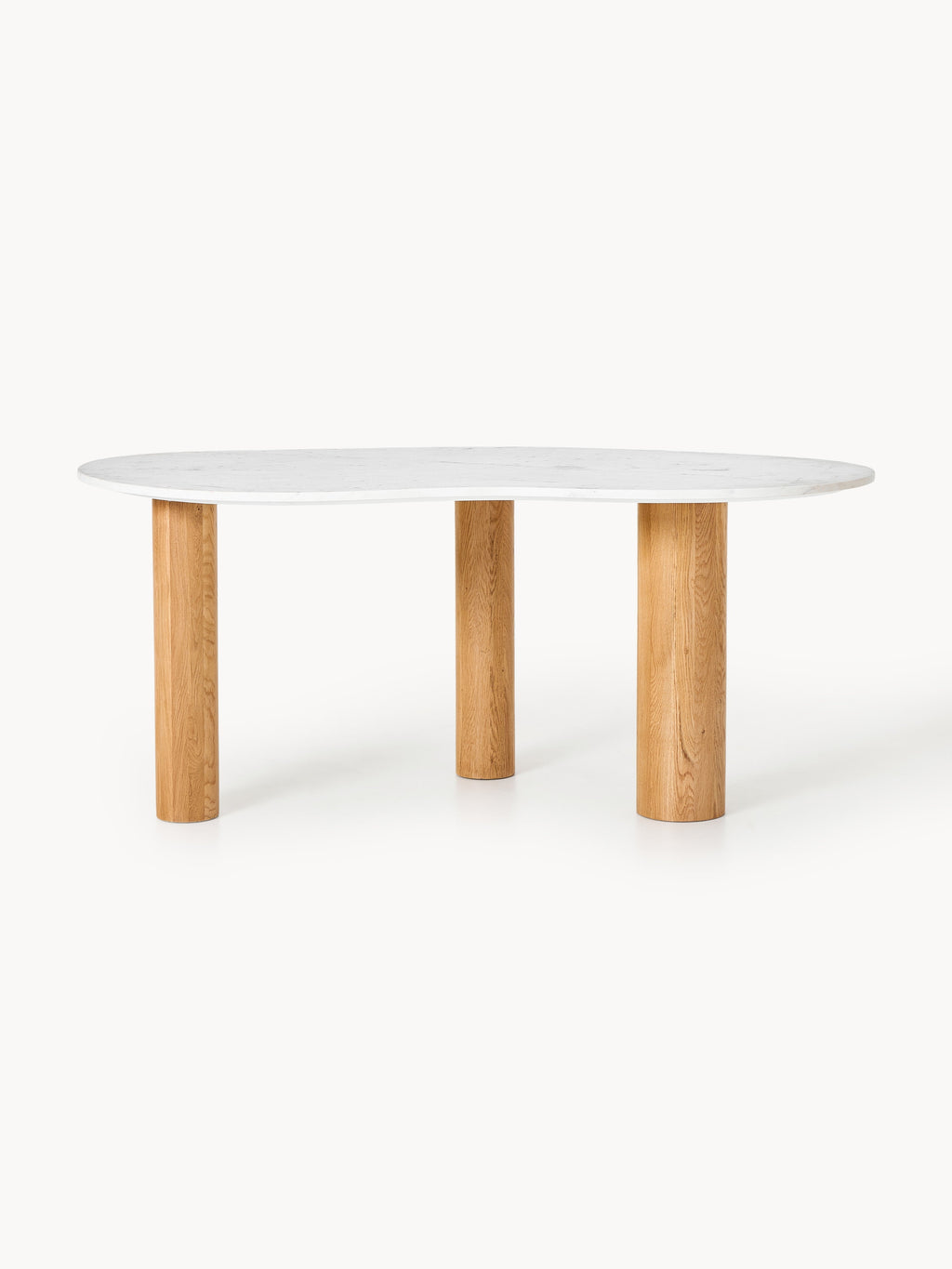 Naruto Organic-Shaped Marble Dining Table, in various sizes