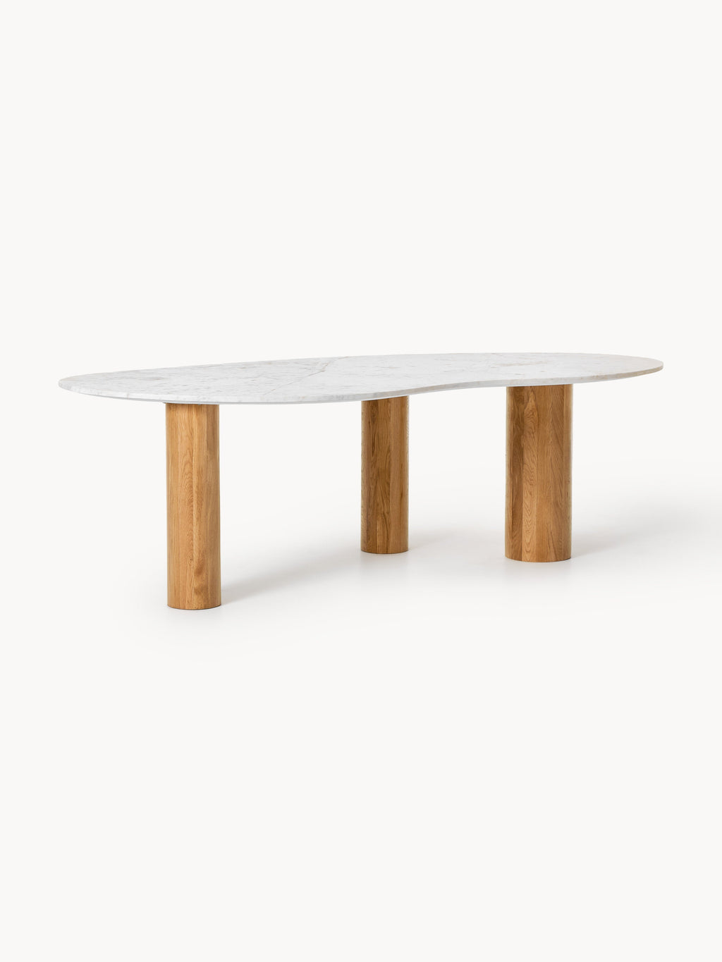 Naruto Organic-Shaped Marble Dining Table, in various sizes