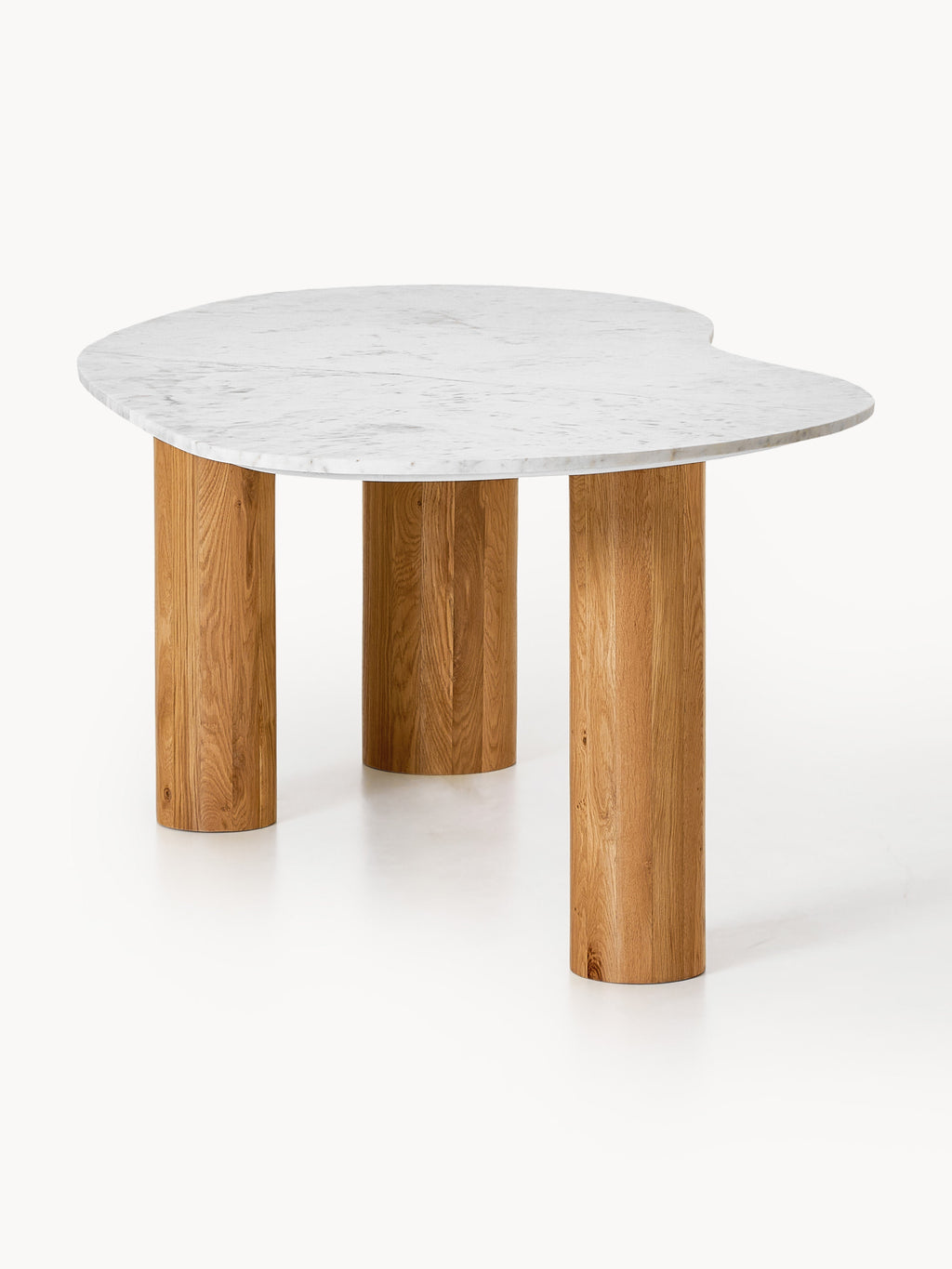 Naruto Organic-Shaped Marble Dining Table, in various sizes