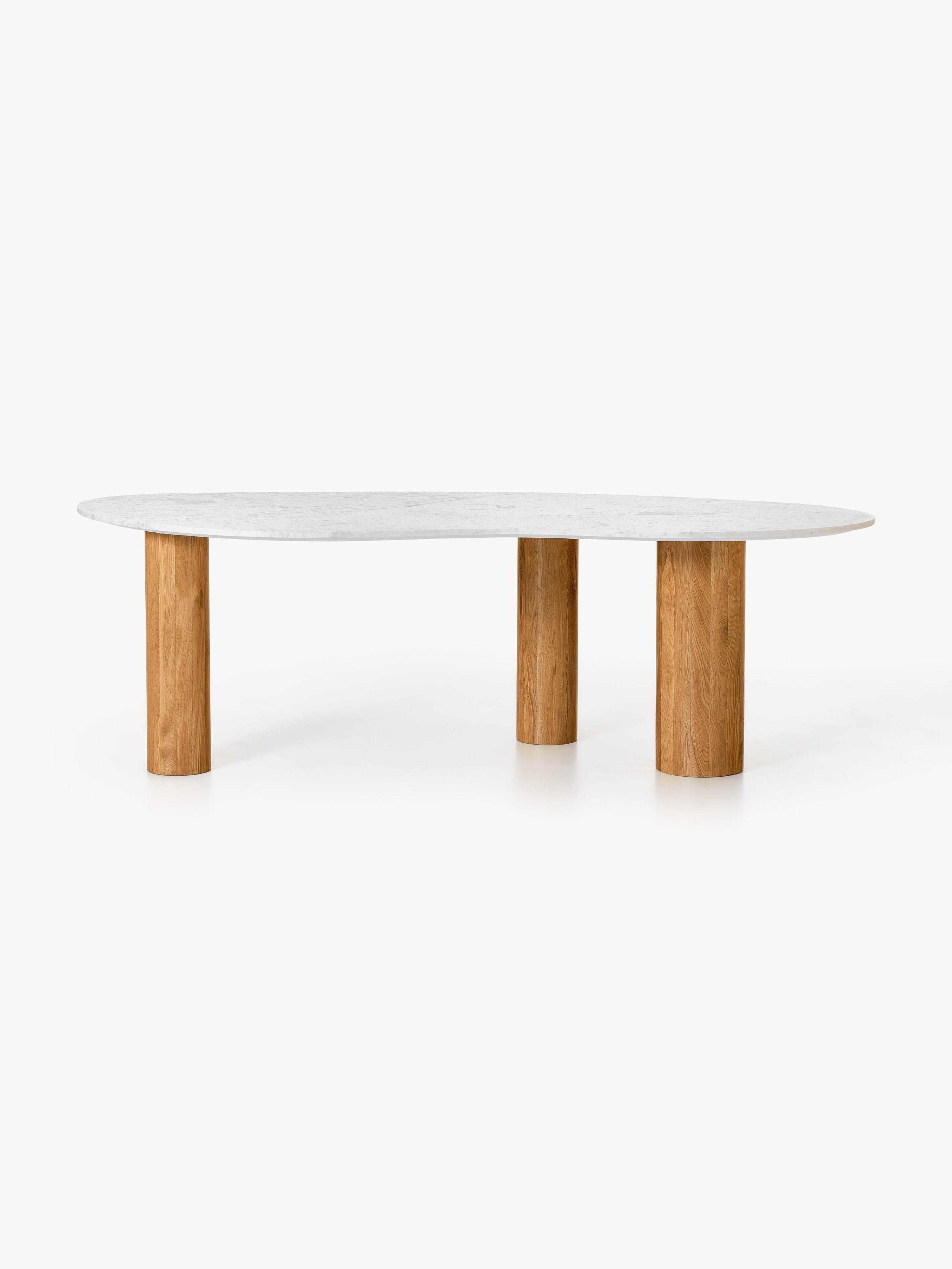 Naruto Organic-Shaped Marble Dining Table, in various sizes