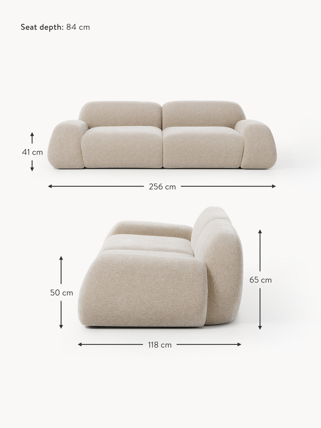 Wolke Modular Sofa (3-seater)