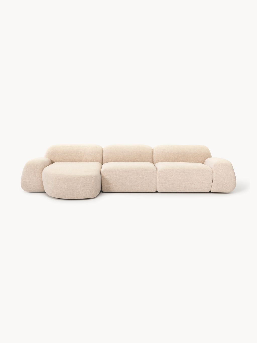 Gallery image 1 - Modular Bouclé Corner Sofa Wolke (4-seater)