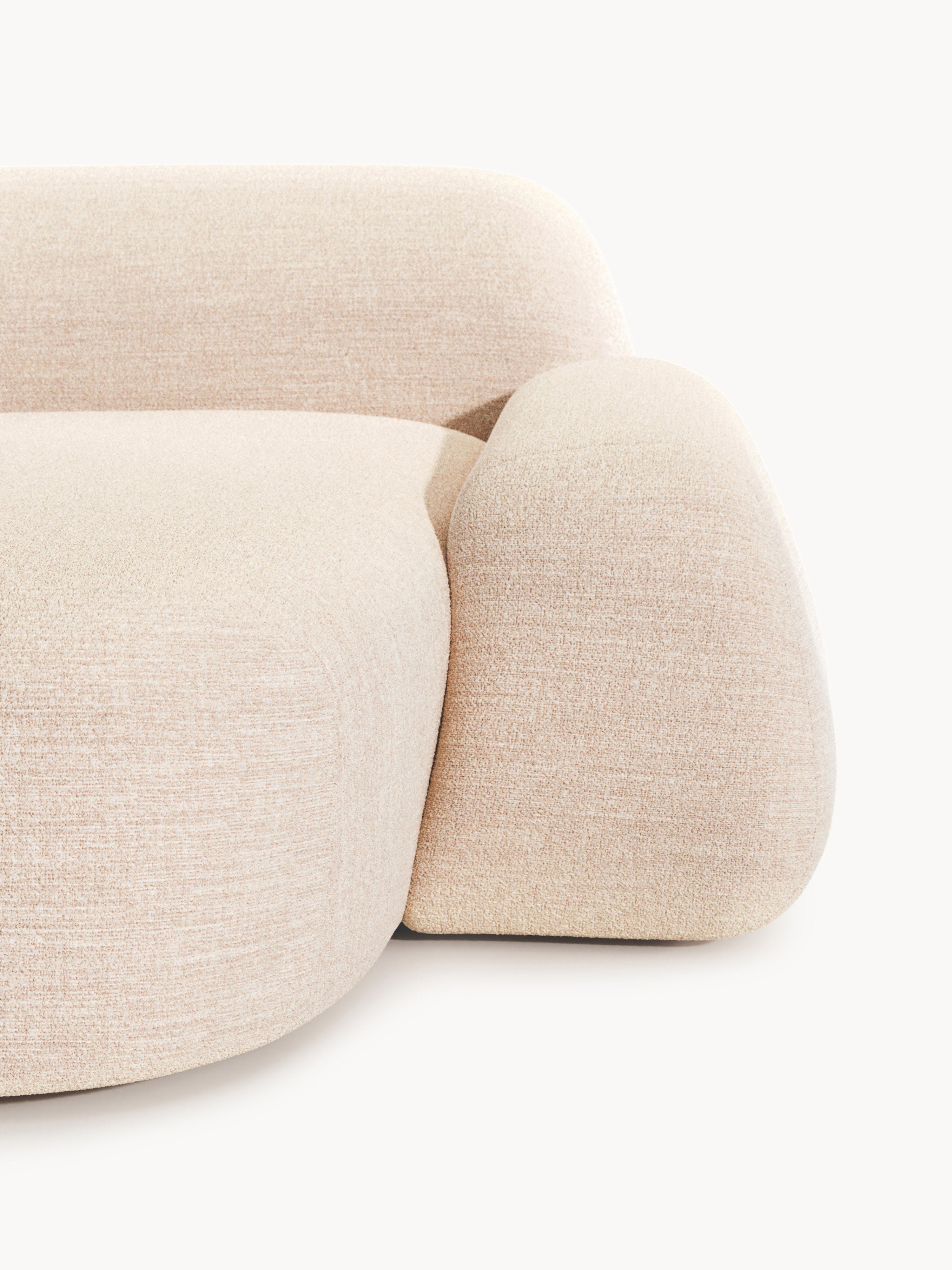 Wolke Modular Bouclé Corner Sofa (4-seater)