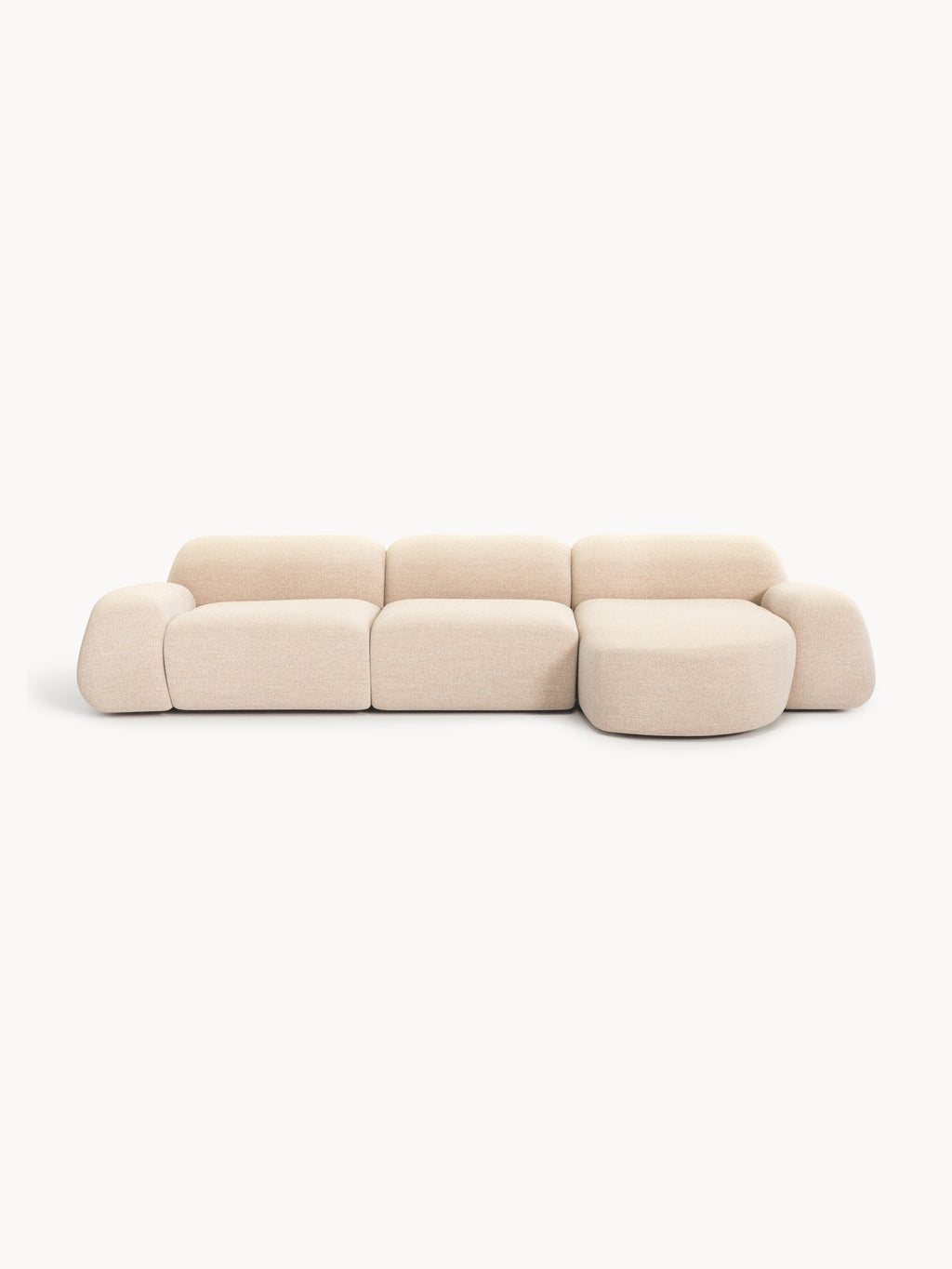 Wolke Modular Bouclé Corner Sofa (4-seater)