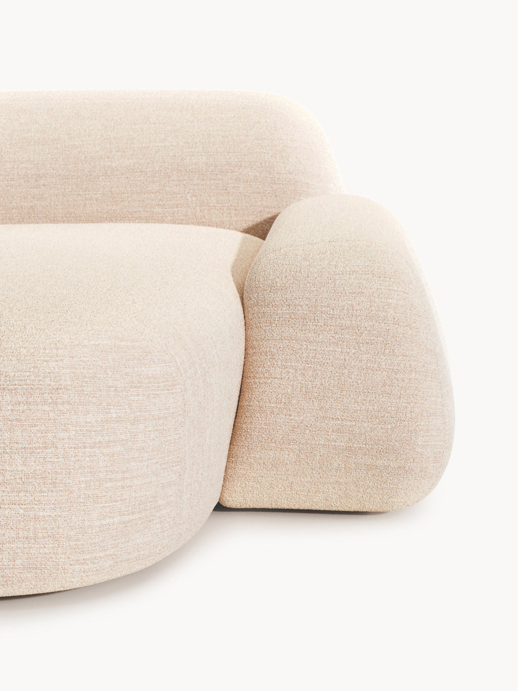 Wolke Modular Bouclé Corner Sofa (4-seater)