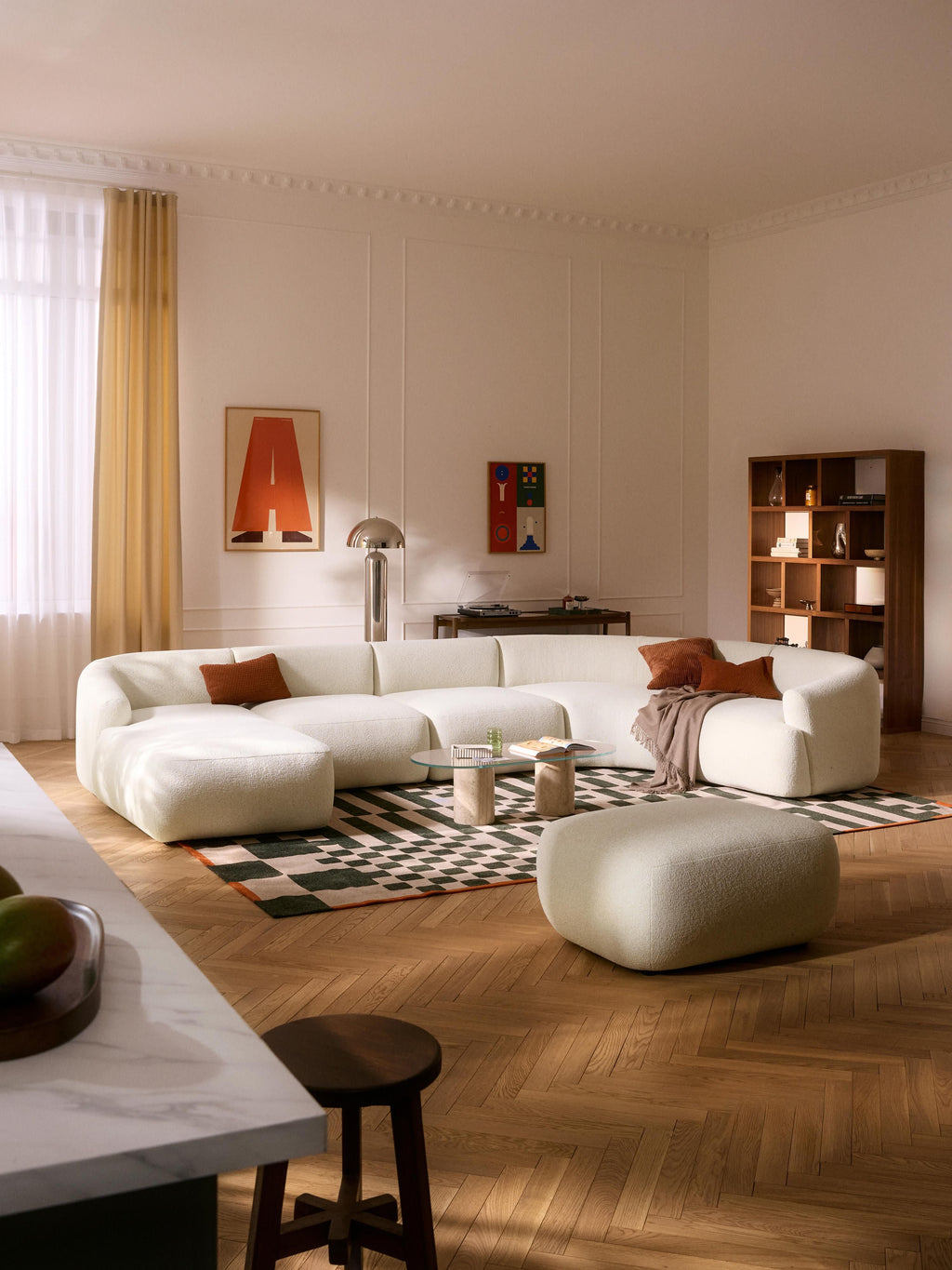 Sofia XL Modular Bouclé Sofa