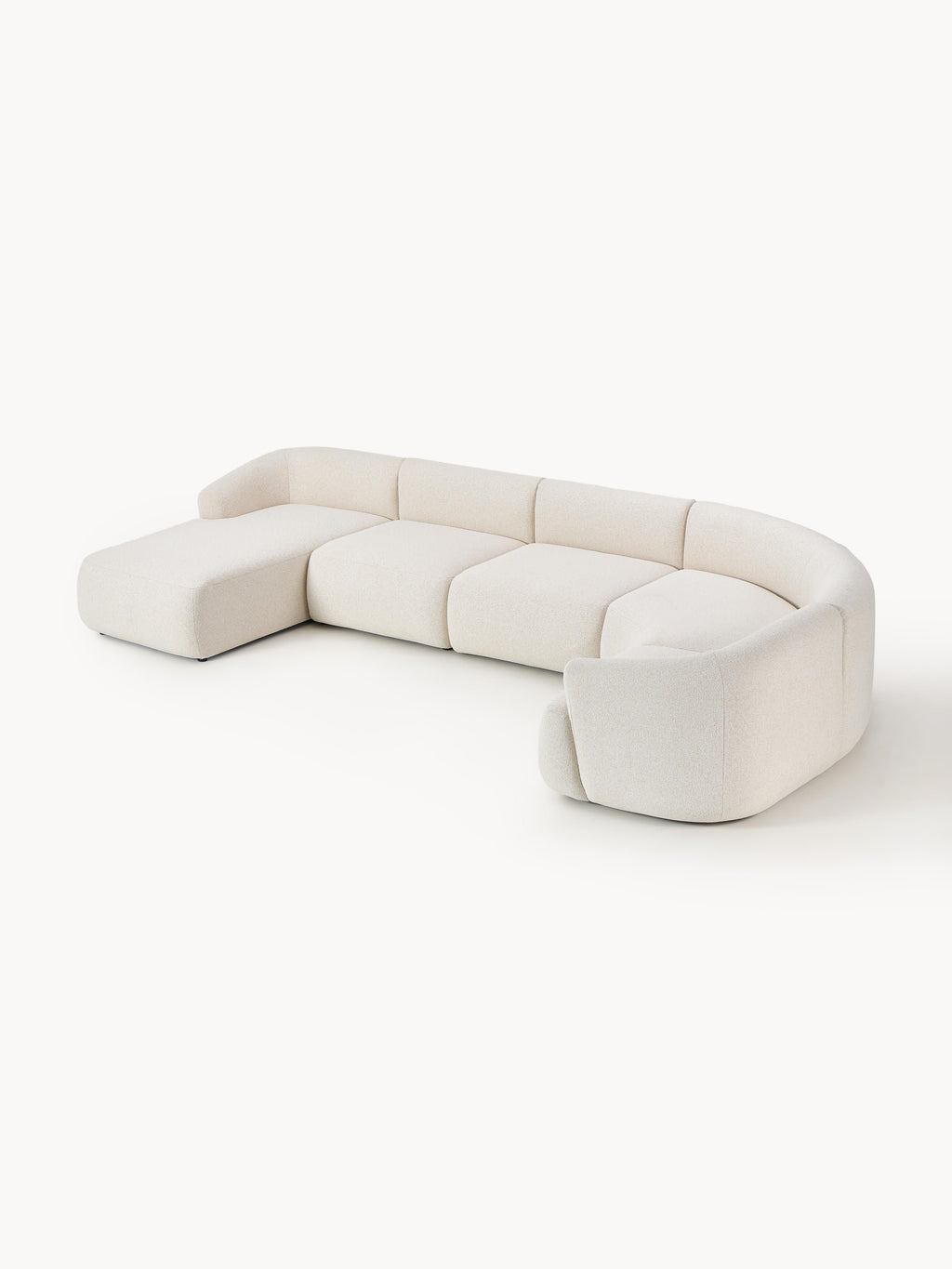 Gallery image 1 - XL Modular Bouclé Sofa Sofia