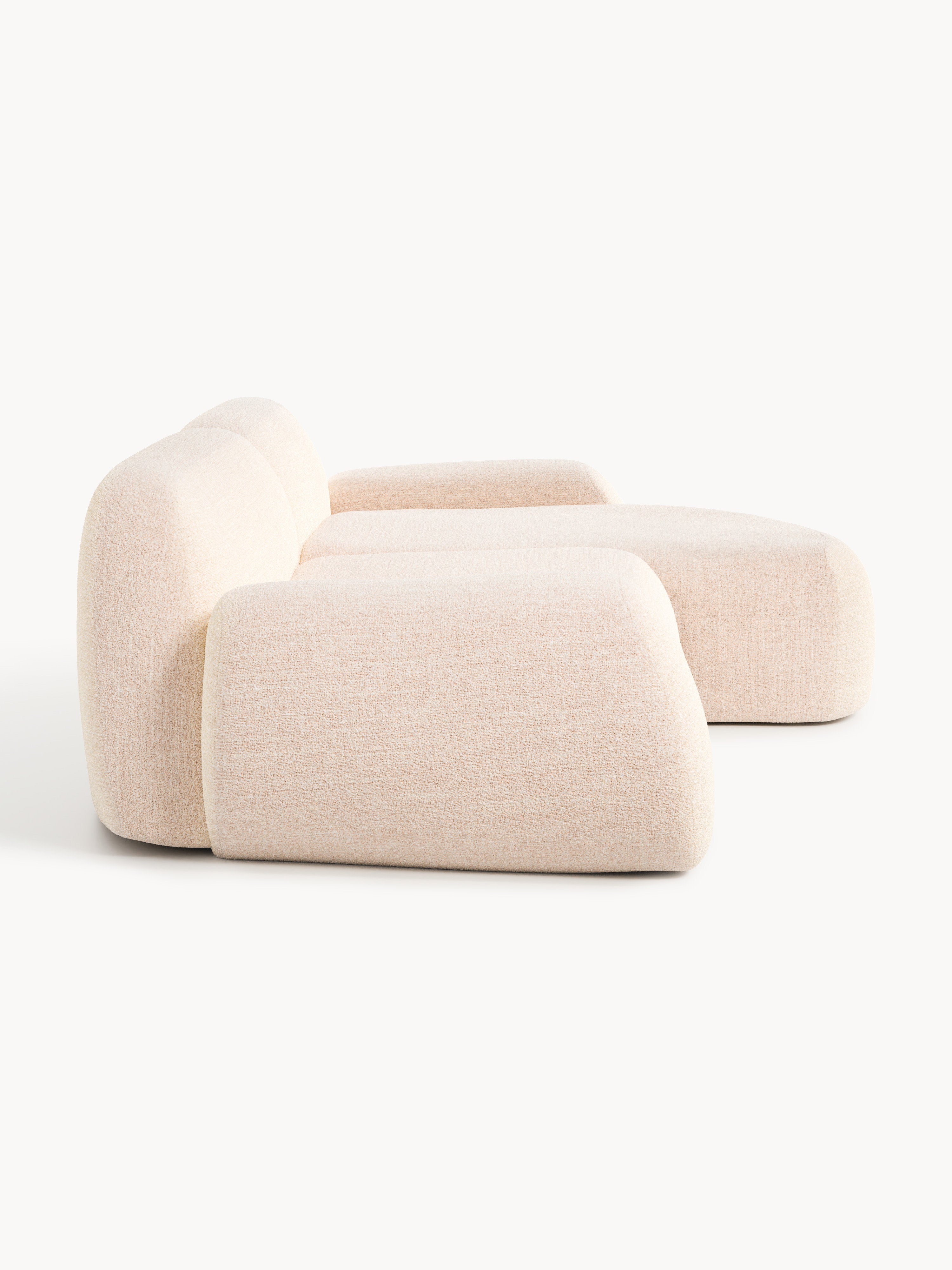 Wolke Modular Bouclé Corner Sofa (3-seater)