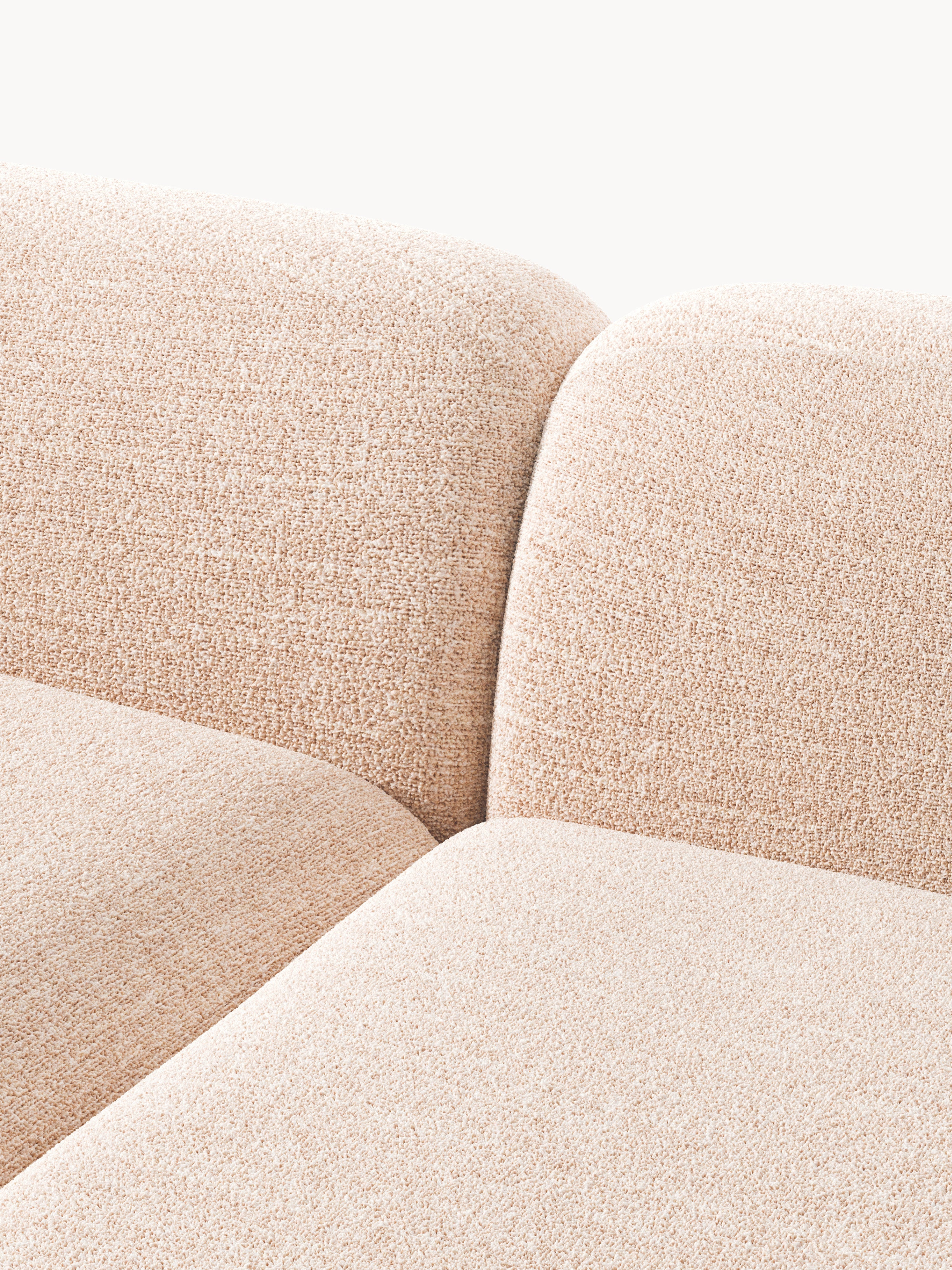 Wolke Modular Bouclé Corner Sofa (3-seater)