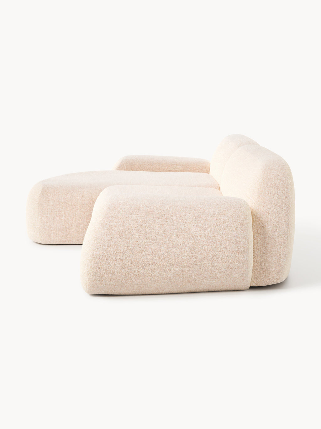 Wolke Modular Bouclé Corner Sofa (3-seater)