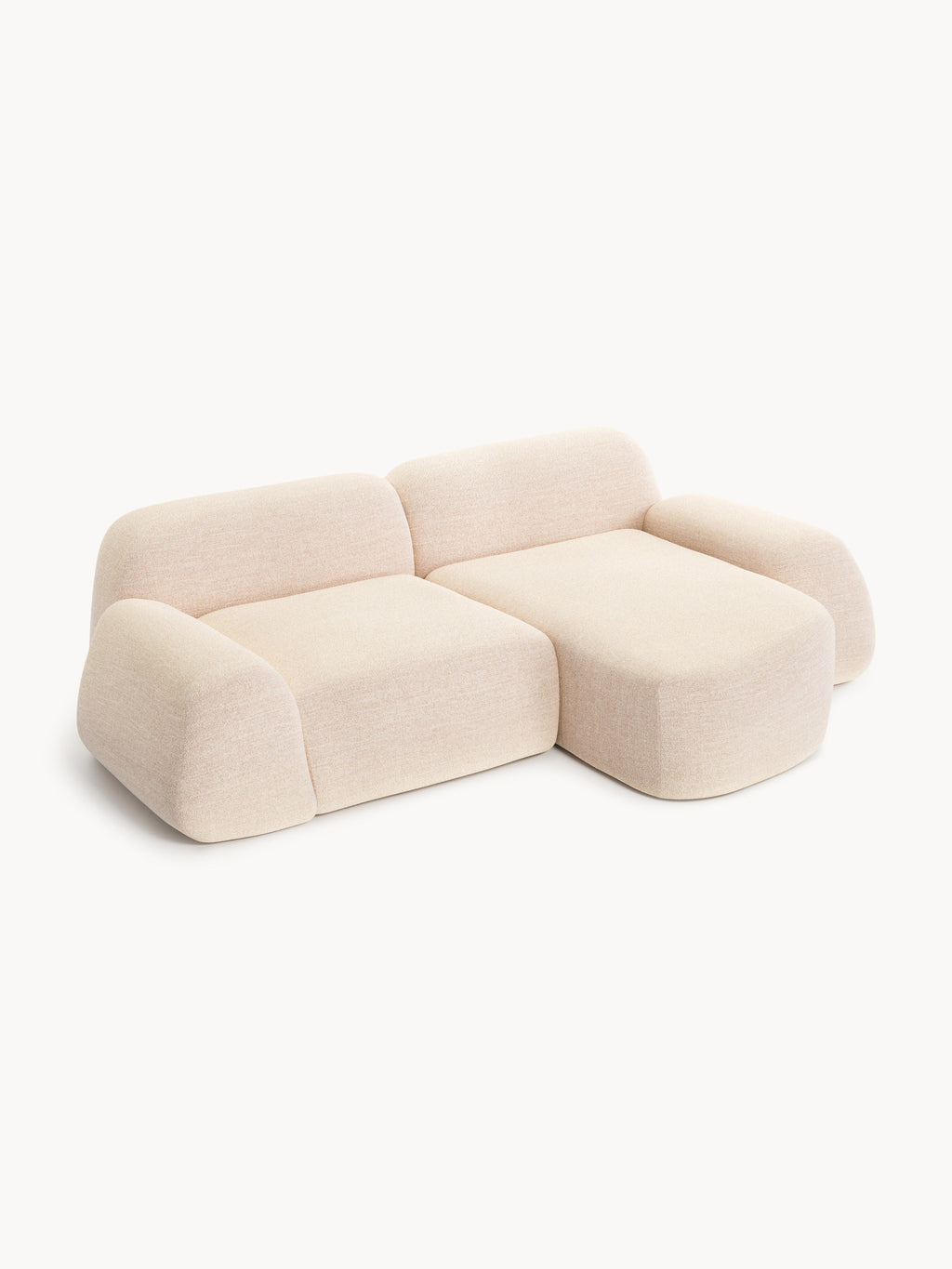 Wolke Modular Bouclé Corner Sofa (3-seater)