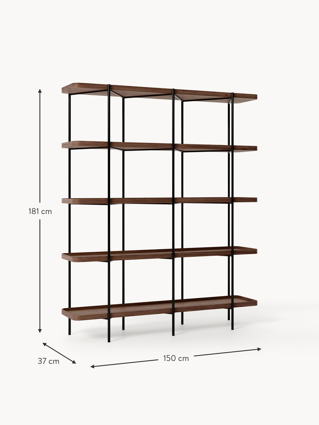 Renee Large Wooden Shelving Unit