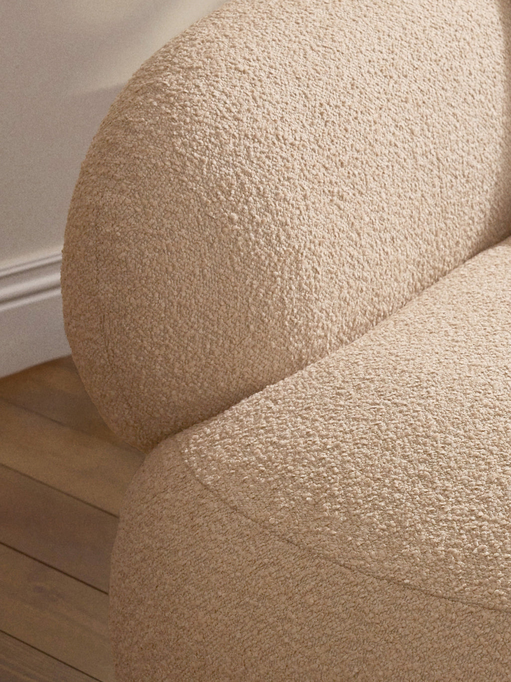 Alba Bouclé Sofa (2-seater)