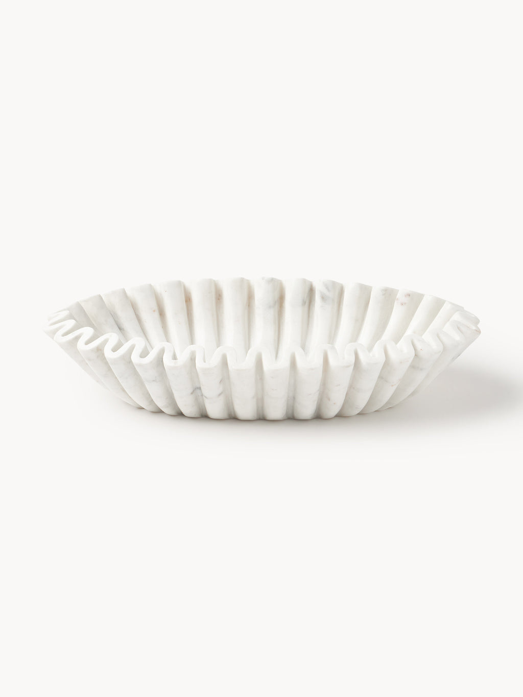 Gallery image 1 - Handmade Oval Decorative Marble Bowl Santorini