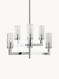 Gallery image 1 - Ribbed Glass Chandelier Emmi