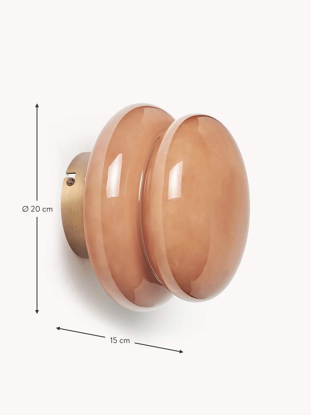 Baya Opal Glass Wall Lamp