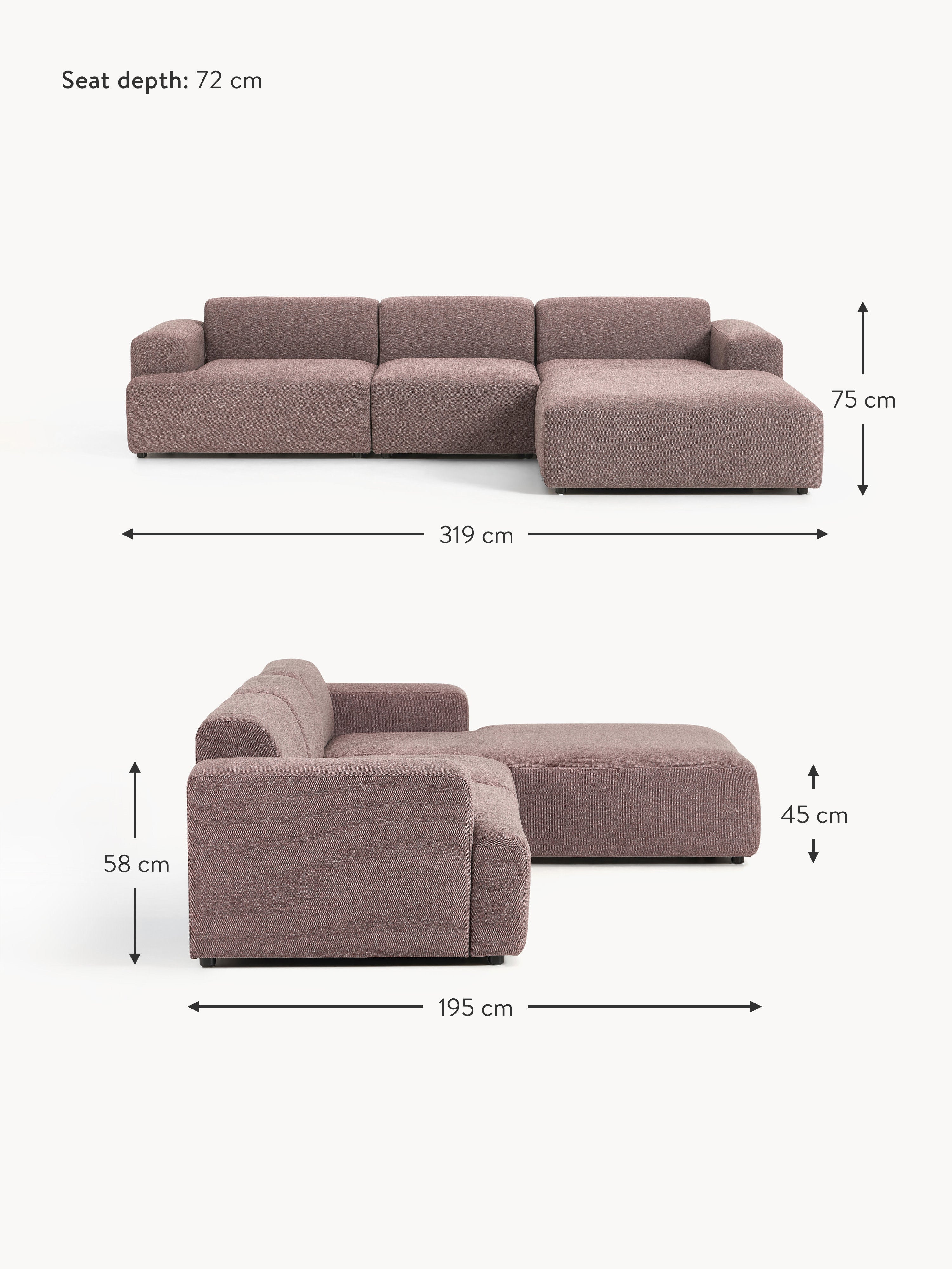 Melva Corner Sofa (4-seater)