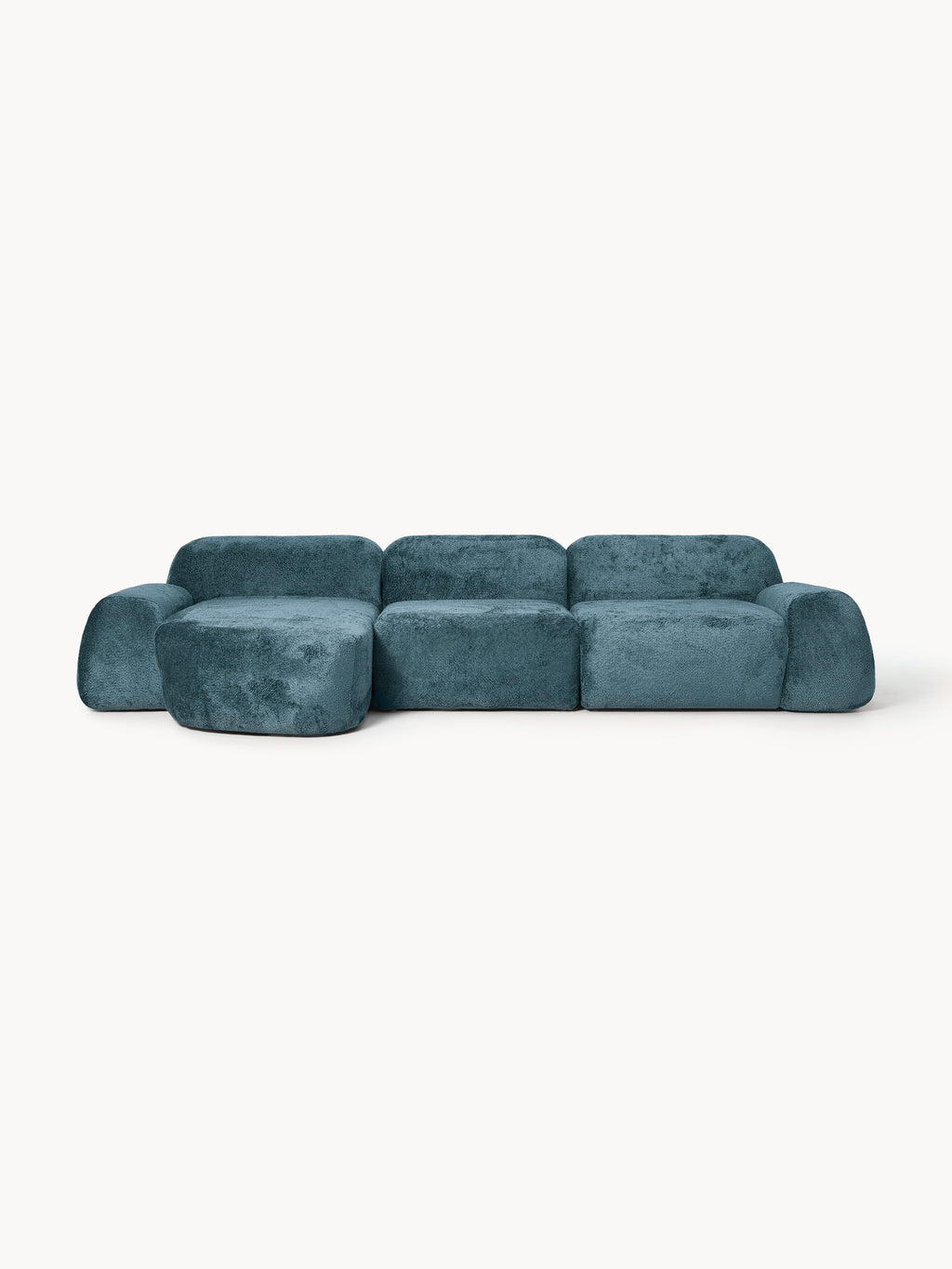 Wolke Modular Teddy Bouclé Corner Sofa (4-seater)