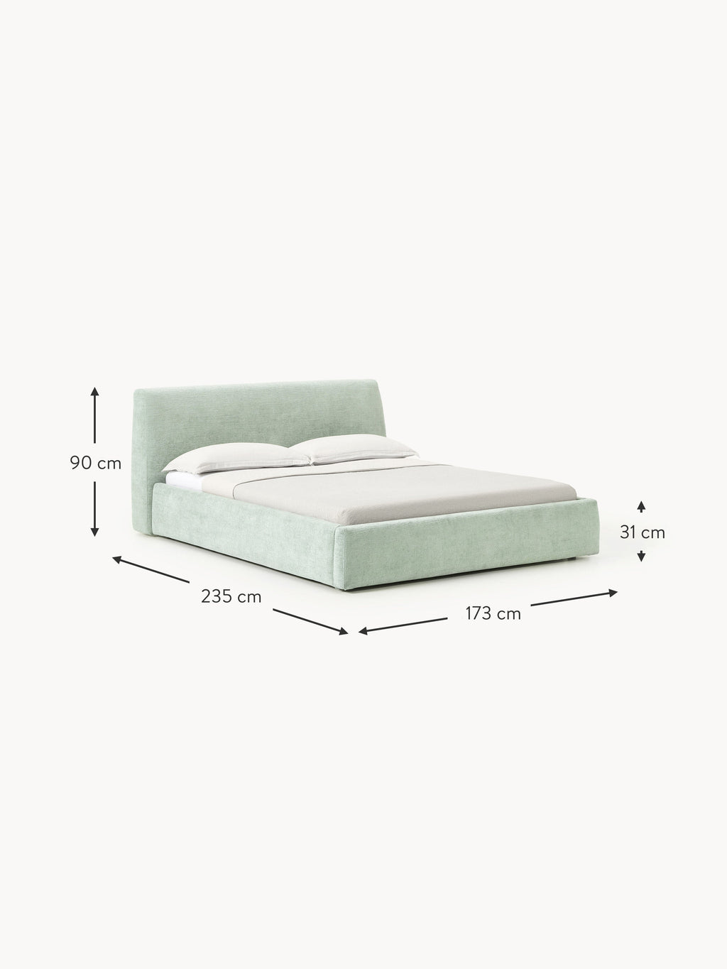 Cloud Upholstered Bed
