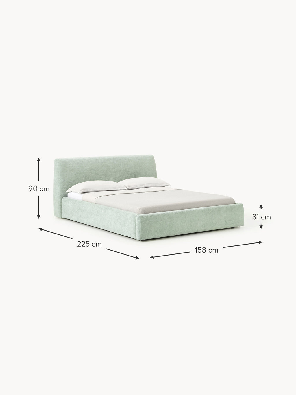 Cloud Upholstered Bed