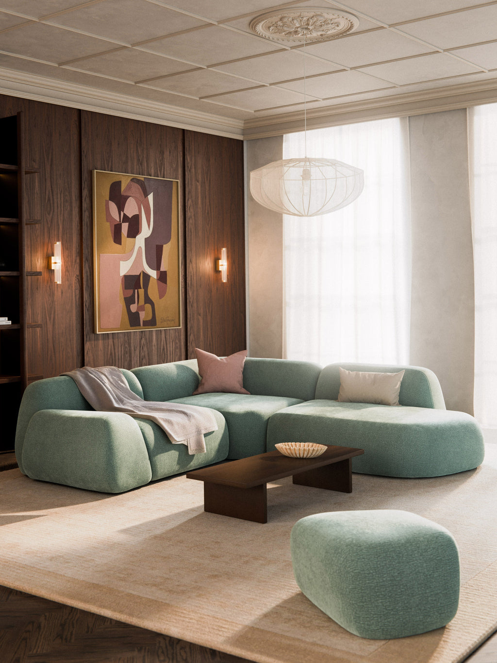 Wolke Modular Corner Sofa (4-seater) with Chaise End